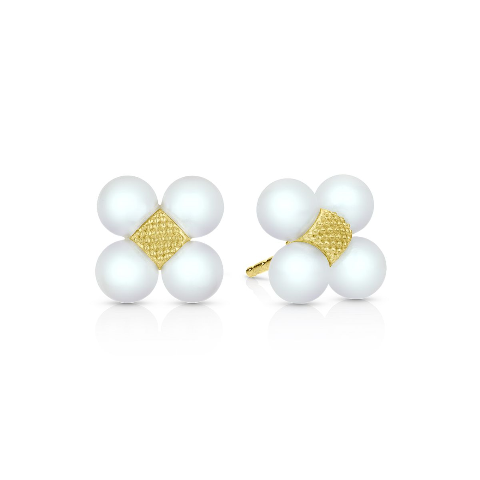 Pearl Sequence Stud Earrings