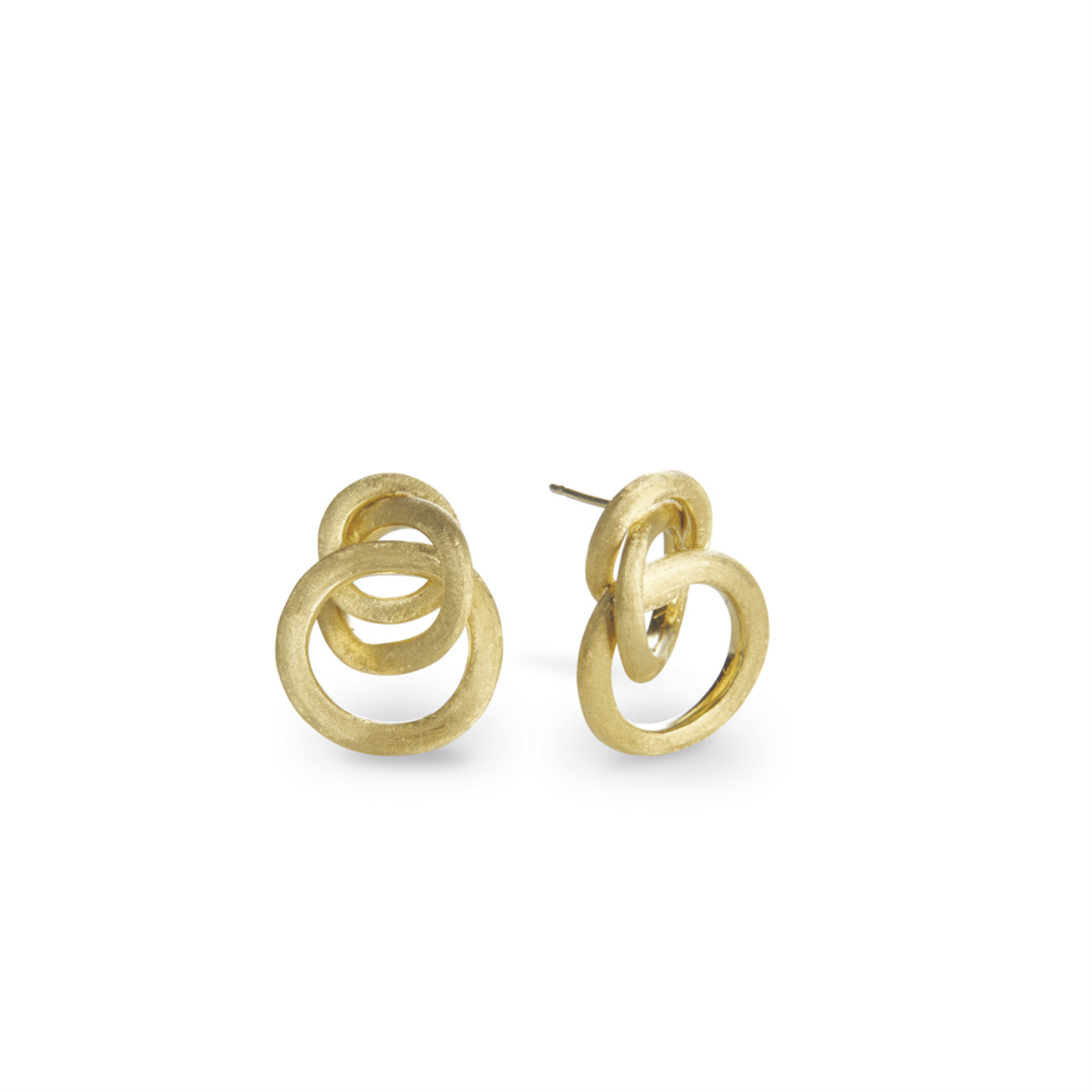 Jaipur Yellow Gold Linked Earrings
