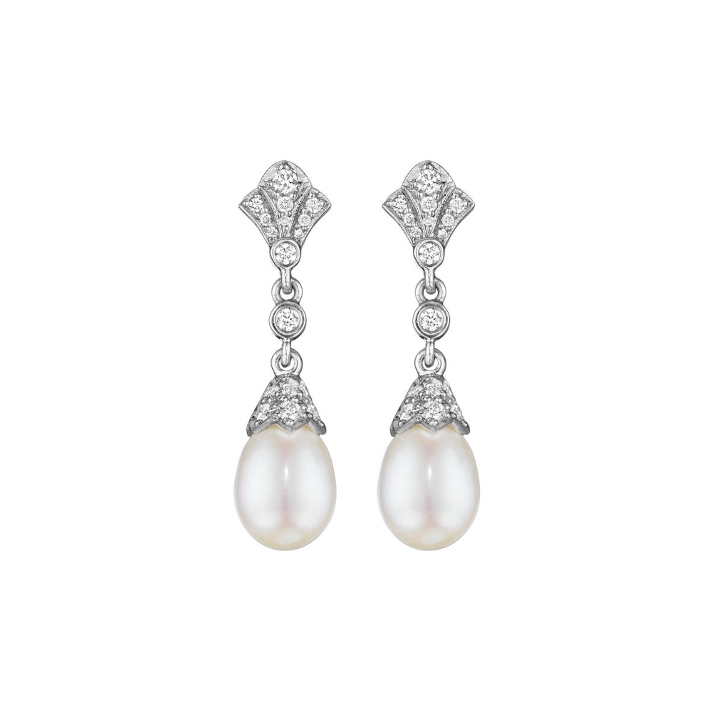 Peacock Drop Earrings