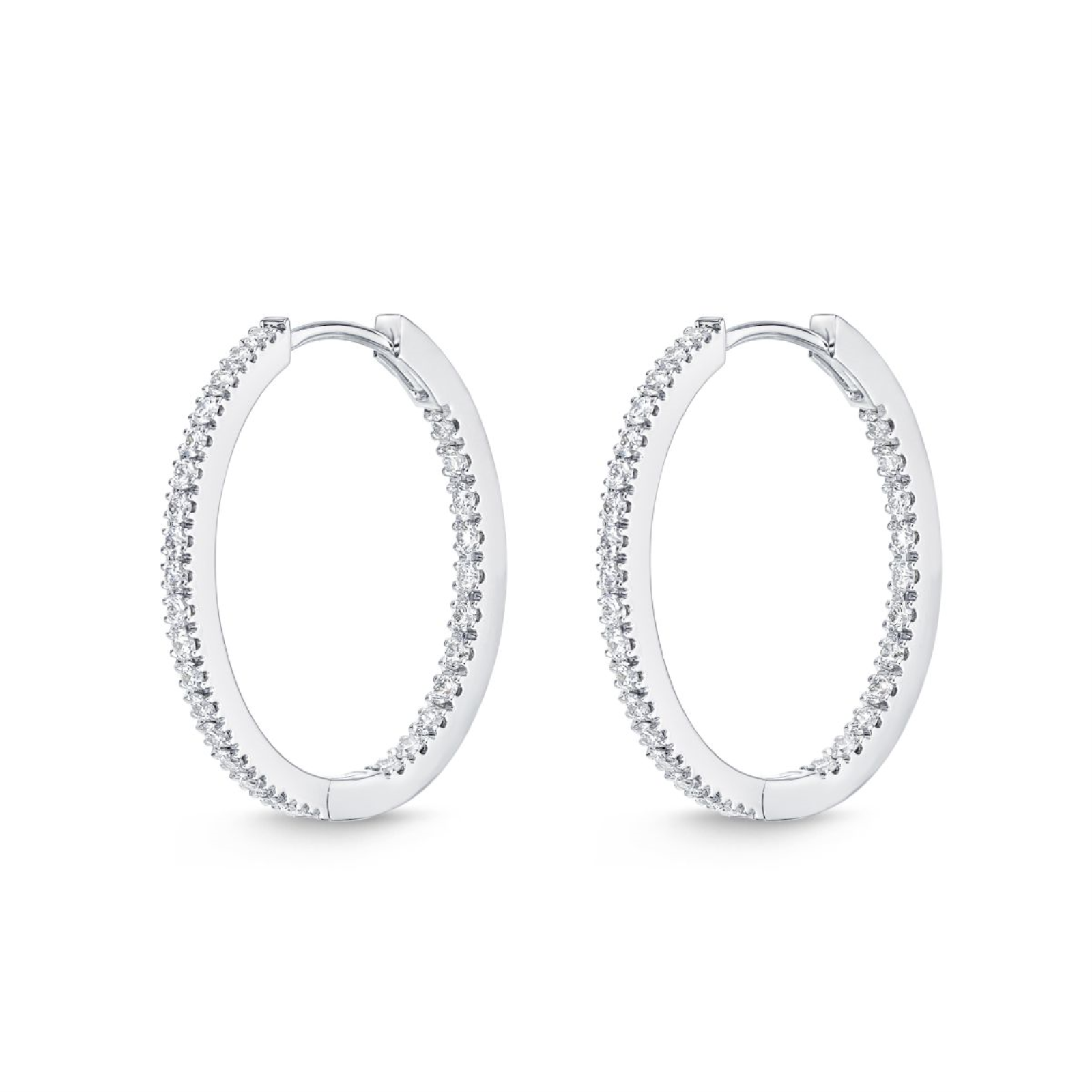 https://www.tinyjewelbox.com/upload/product/White Gold and Diamond Hoop Earrings