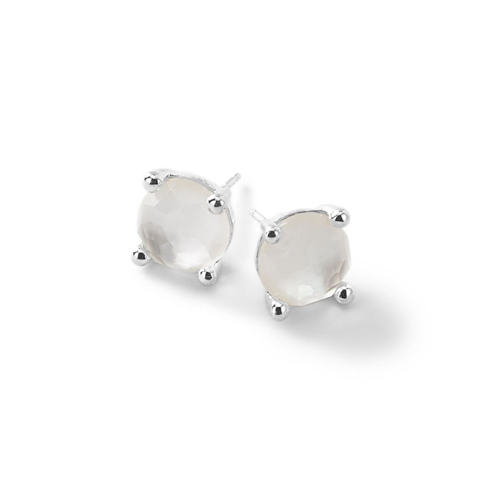 Mini Stud Earrings in Sterling Silver