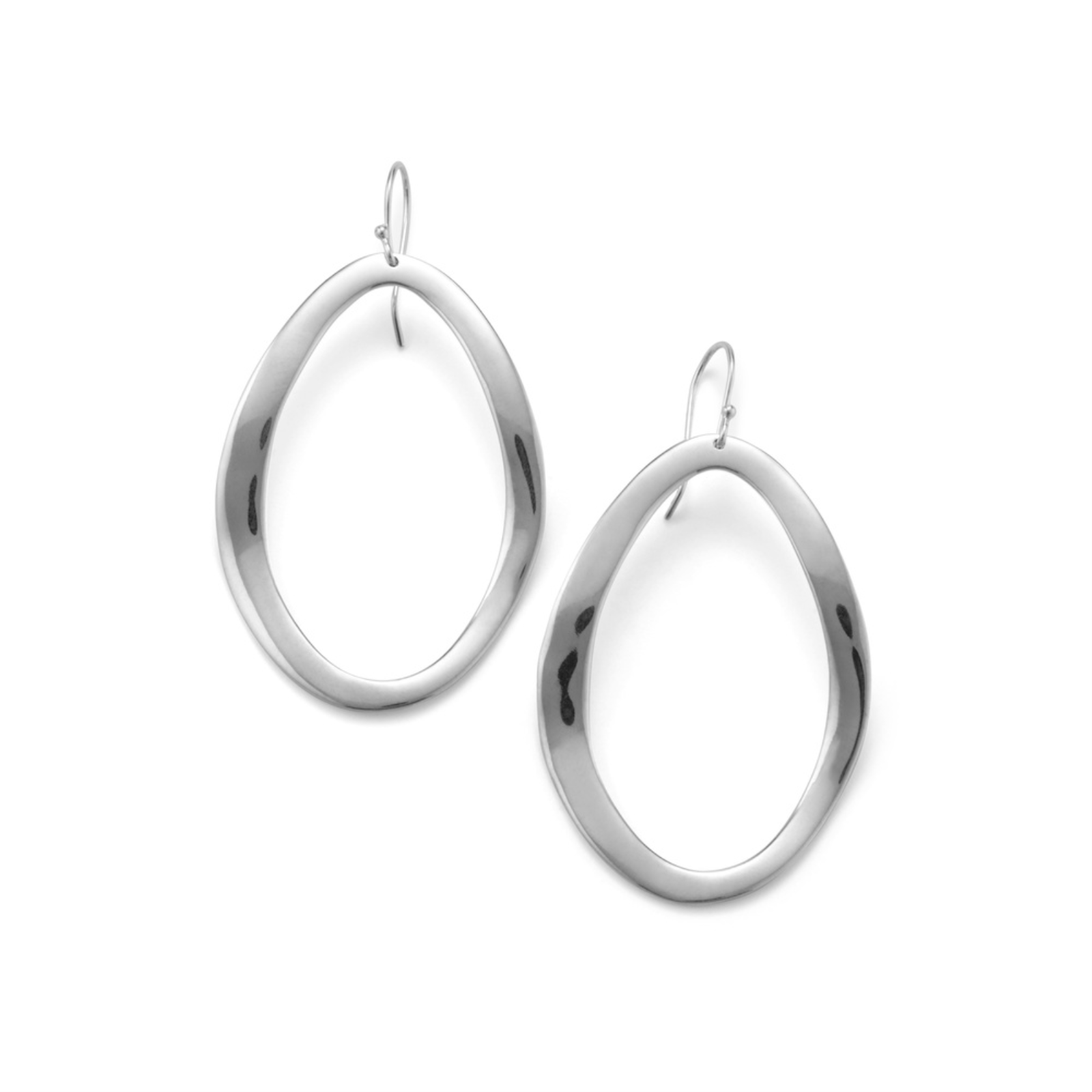 Wavy Earrings in Sterling Silver