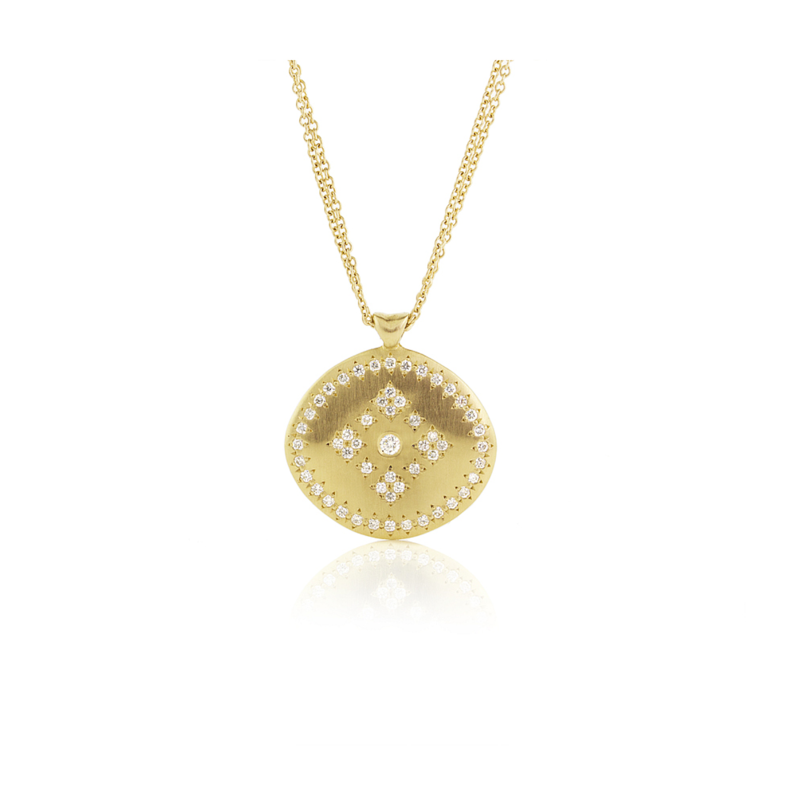 GOLD AND DIAMOND MEDIUM NOSTALGIA PENDANT