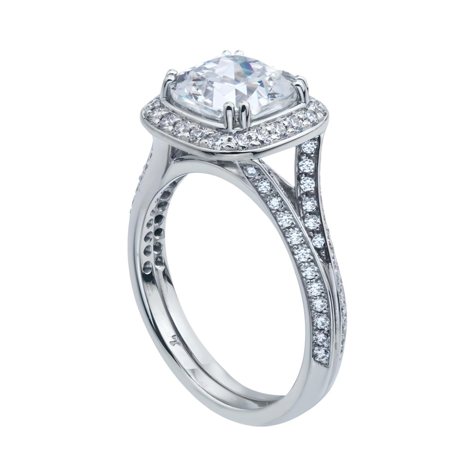 https://www.tinyjewelbox.com/upload/product/Platinum Cushion Halo Engagement Ring Mounting
