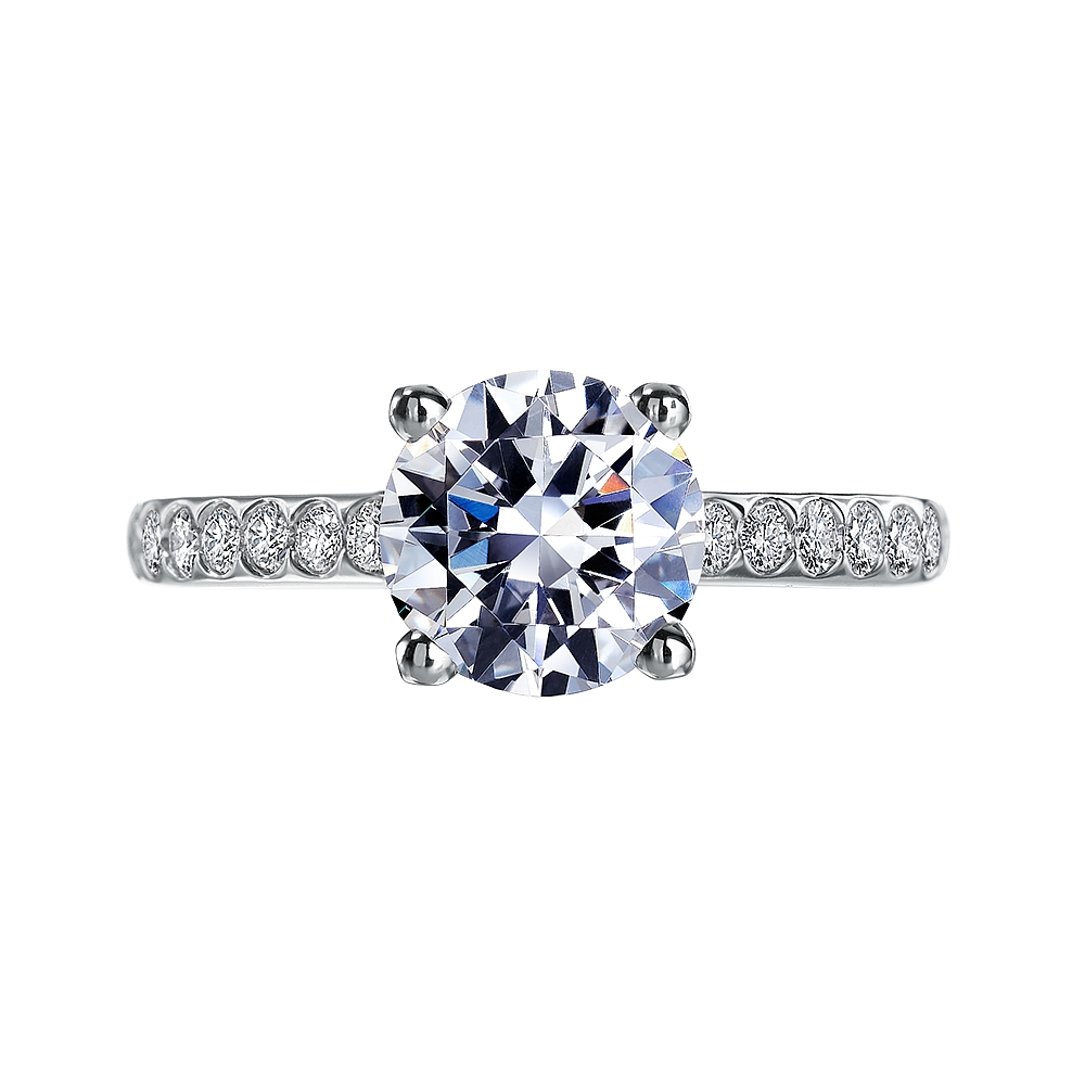 Smooth Style Brilliant Cut Engagement Solitaire