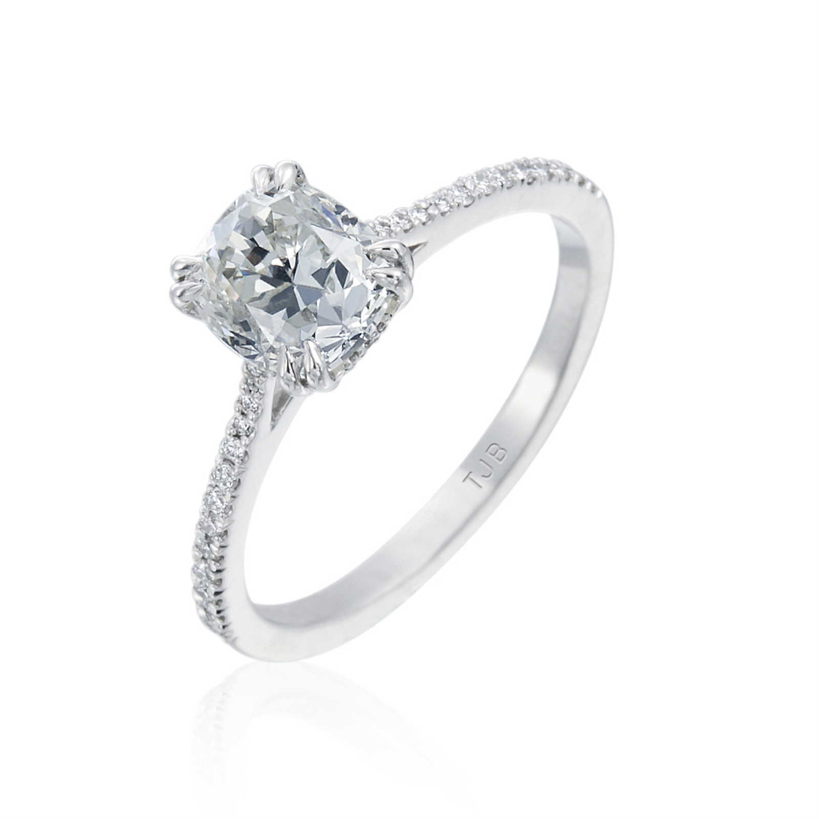 Roslyn Collection Platinum Diamond Classic Engagement Mounting