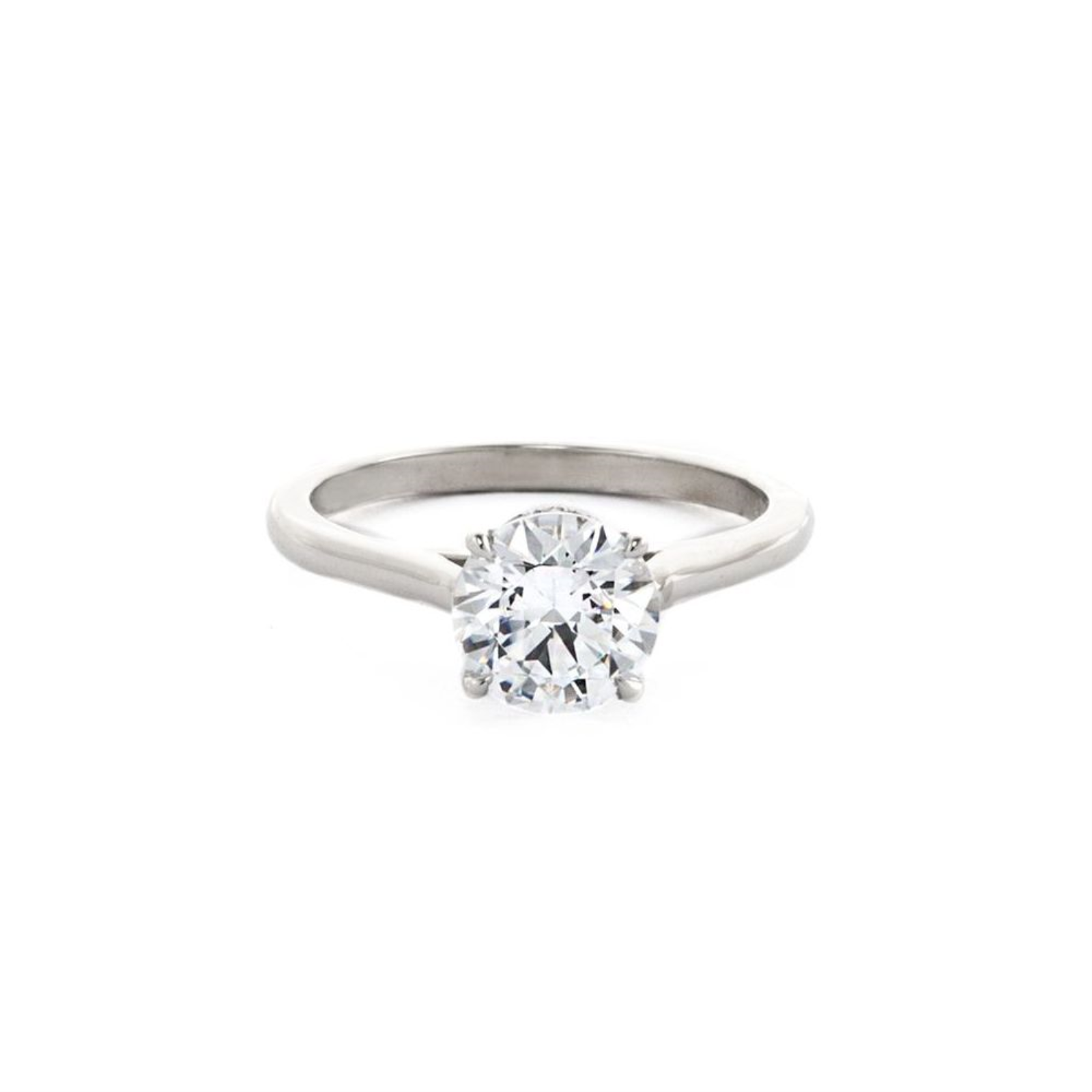 Roslyn Collection Platinum Classic Solitaire Engagement Mounting