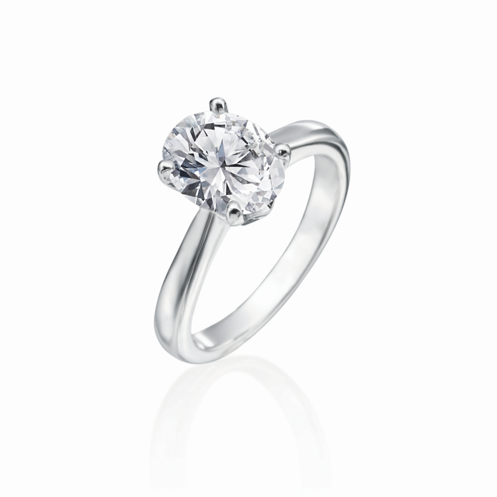 Platinum Classic Engagement Ring Mounting