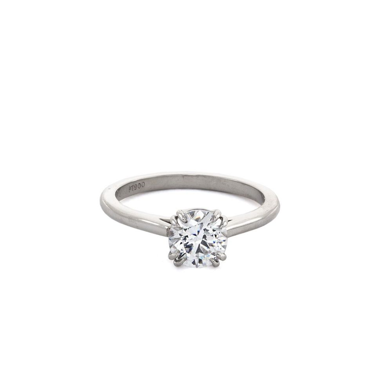 Roslyn Collection Platinum Classic Solitaire Engagement Mounting