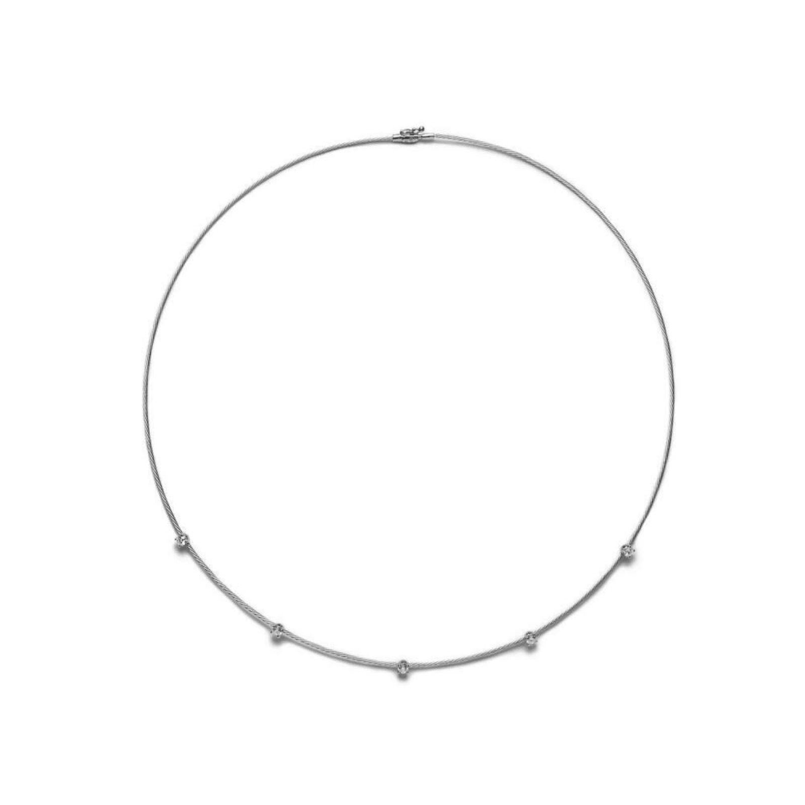 https://www.tinyjewelbox.com/upload/product/Single Unity Necklace With 5 Diamonds