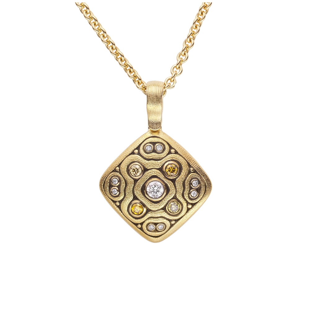 Multi-Color Diamond Necklace