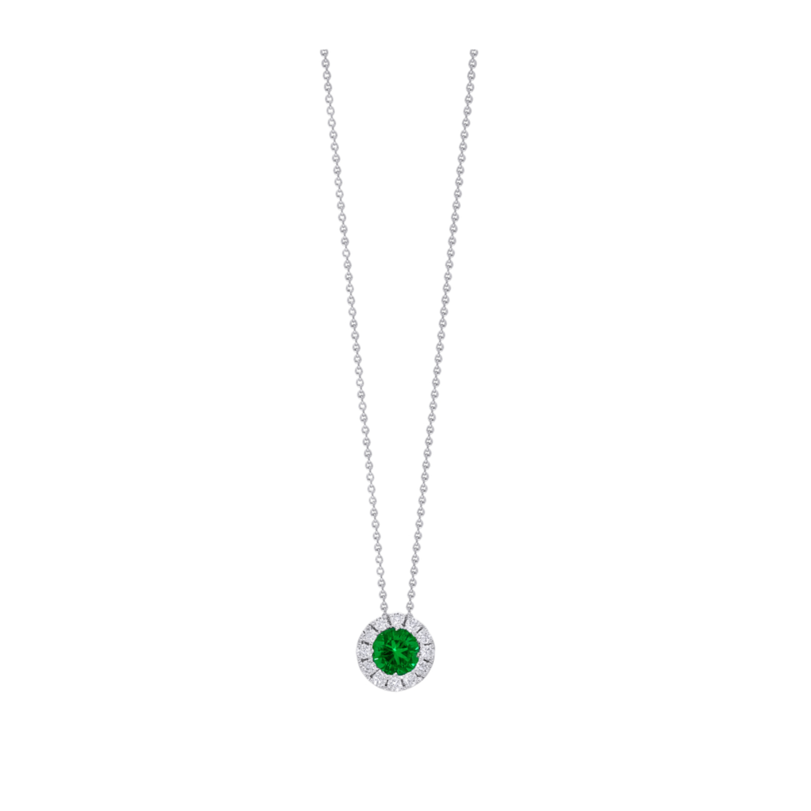 https://www.tinyjewelbox.com/upload/product/White Gold Emerald and Diamond Halo Necklace