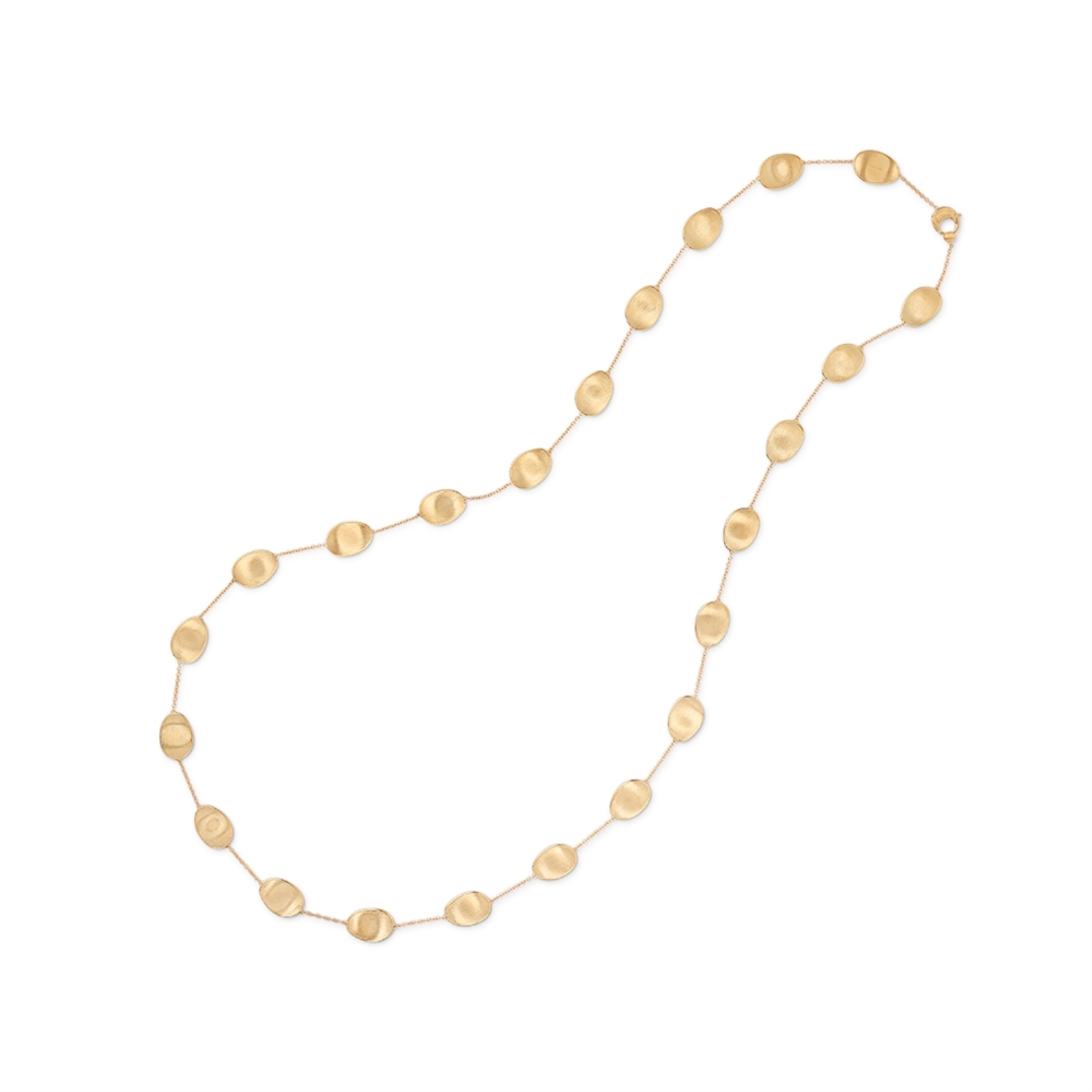 Lunaria Gold Petal Necklace, Long