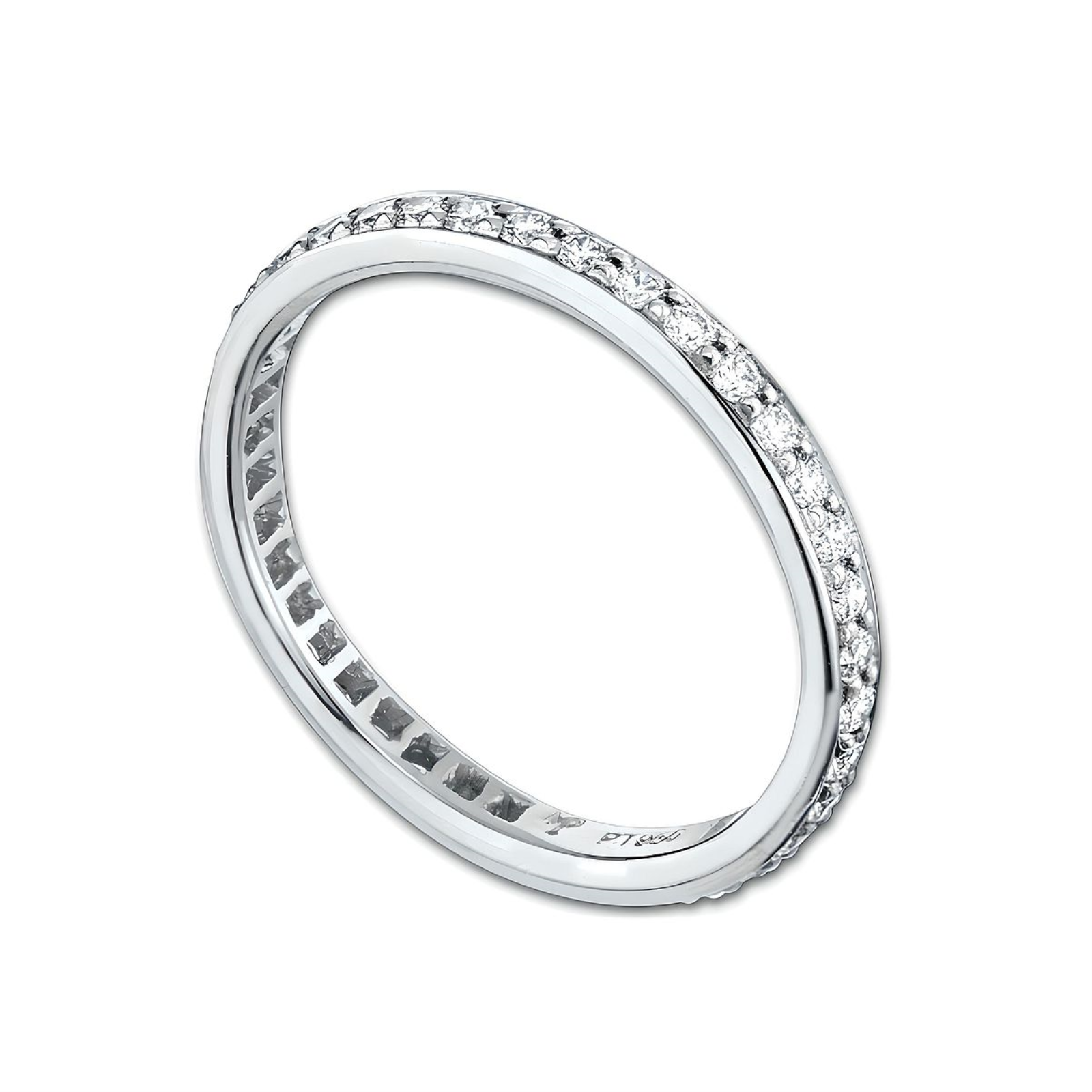 Platinum Bead-Set Band
