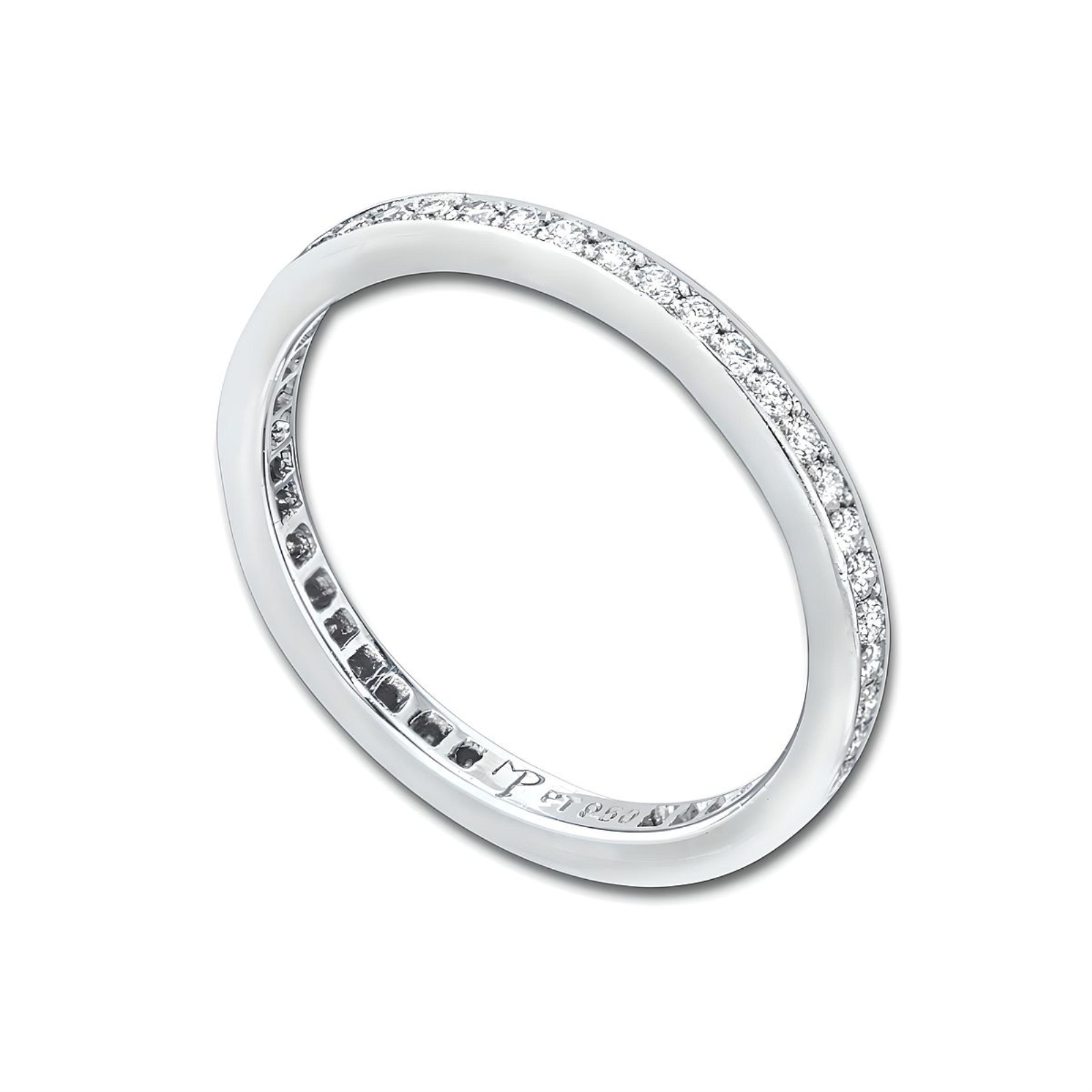 Platinum Bead-Set Band