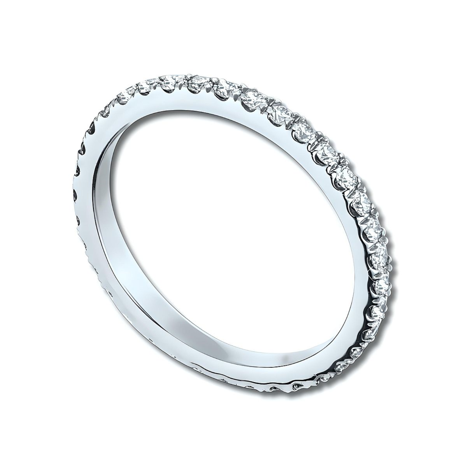 Platinum Diamond Eternity Band