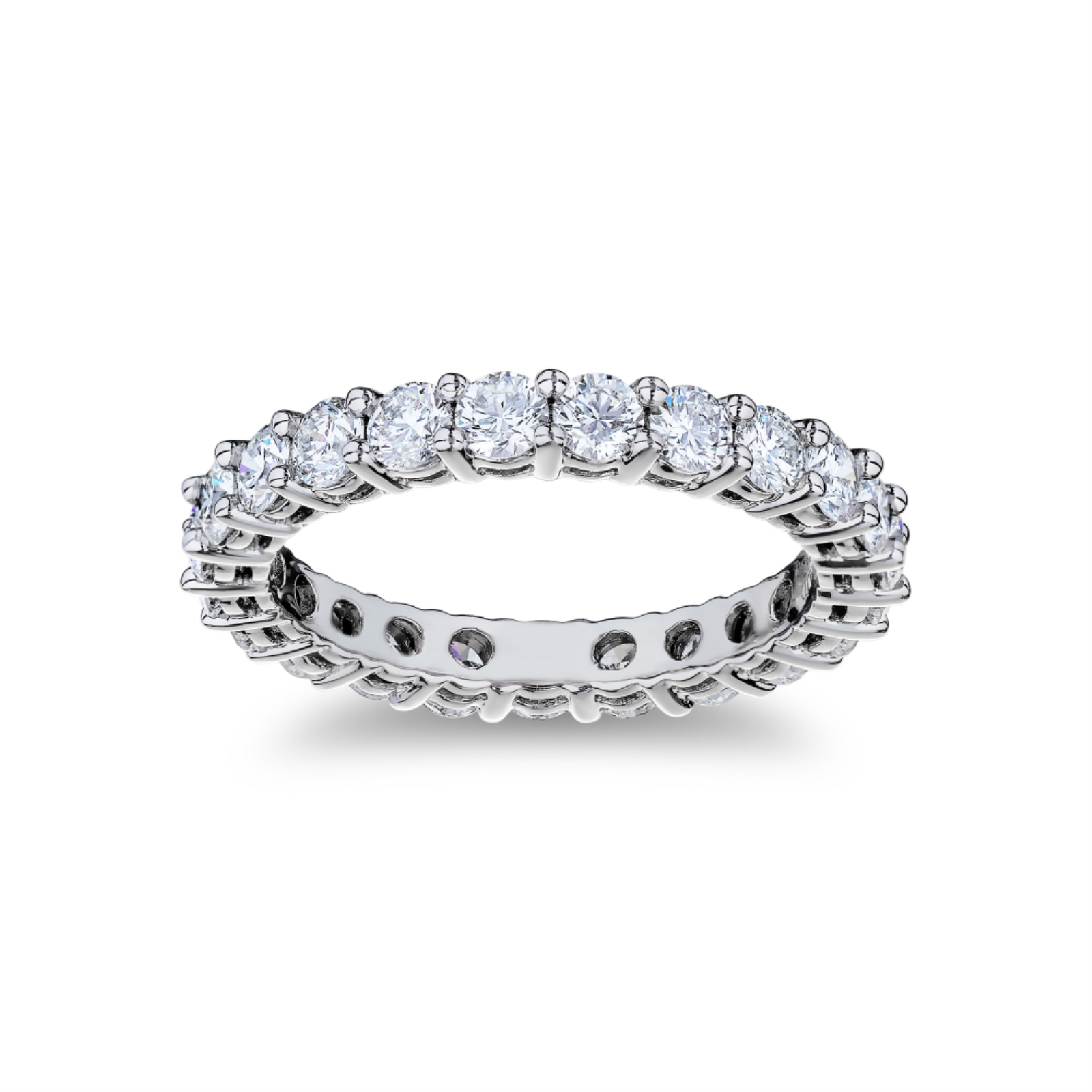 Platinum and Diamond Eternity Band