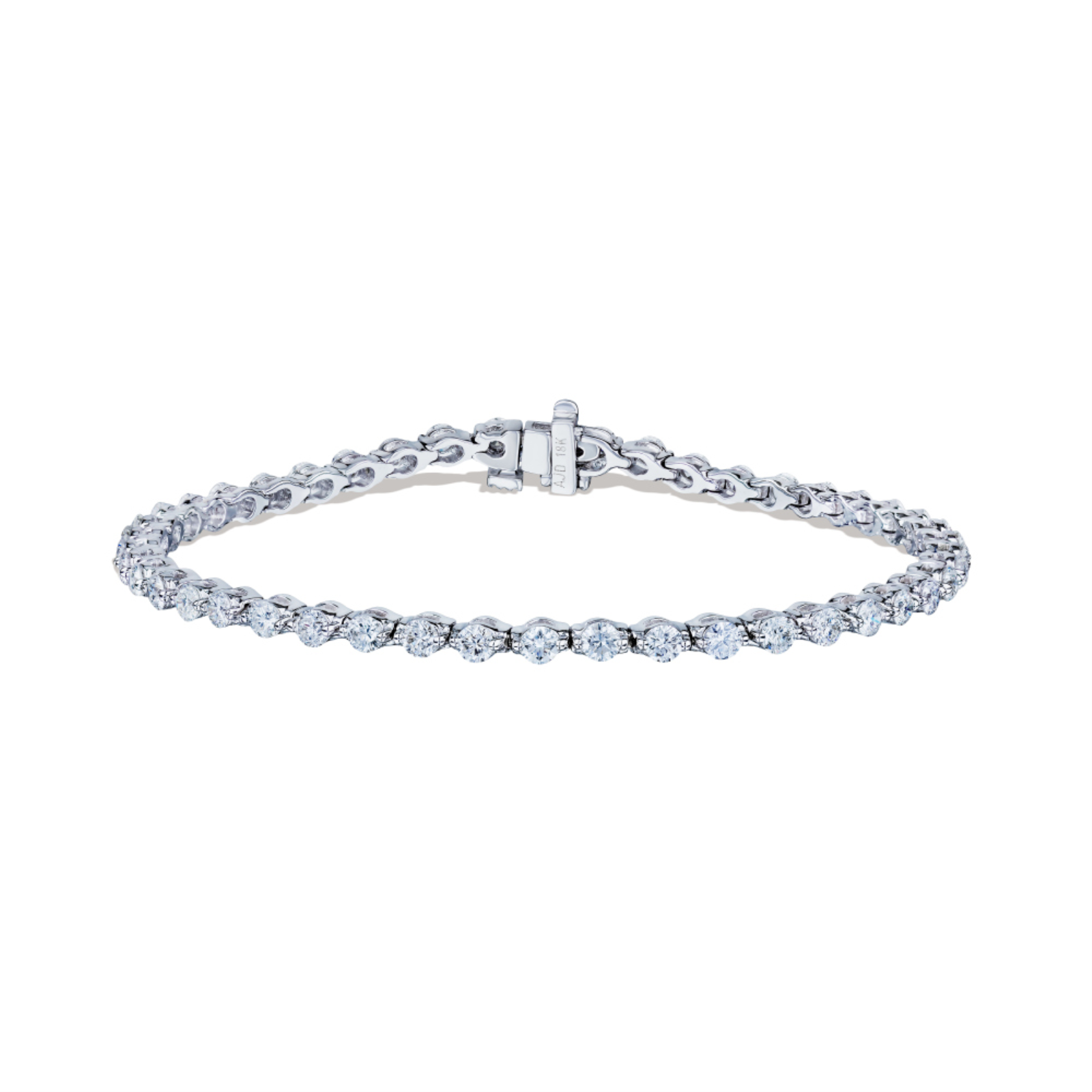 White Gold and Diamond Tennis Bracelet