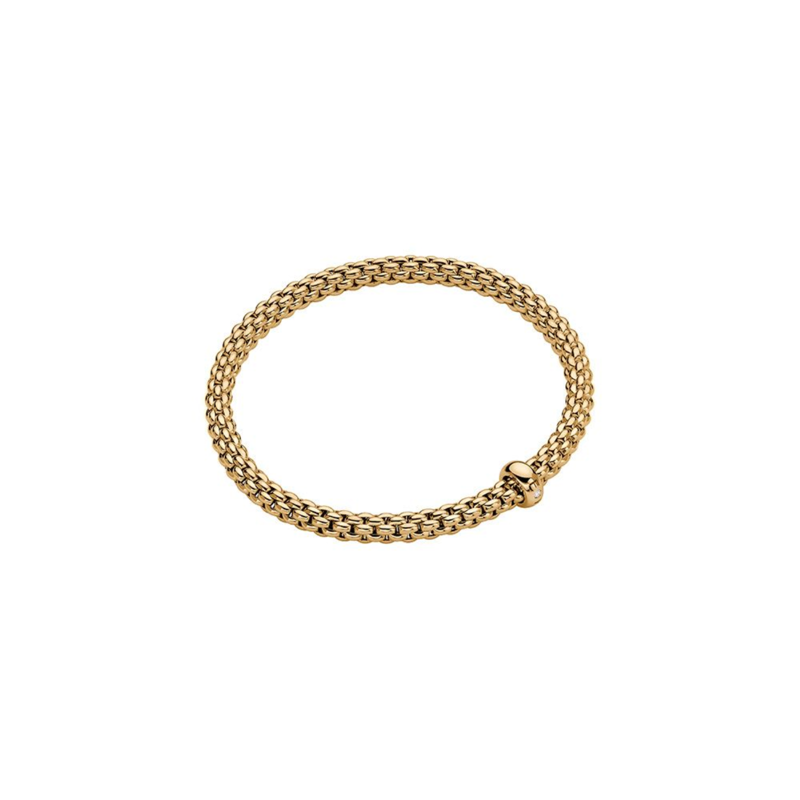 Yellow Gold and Diamond Solo Flex