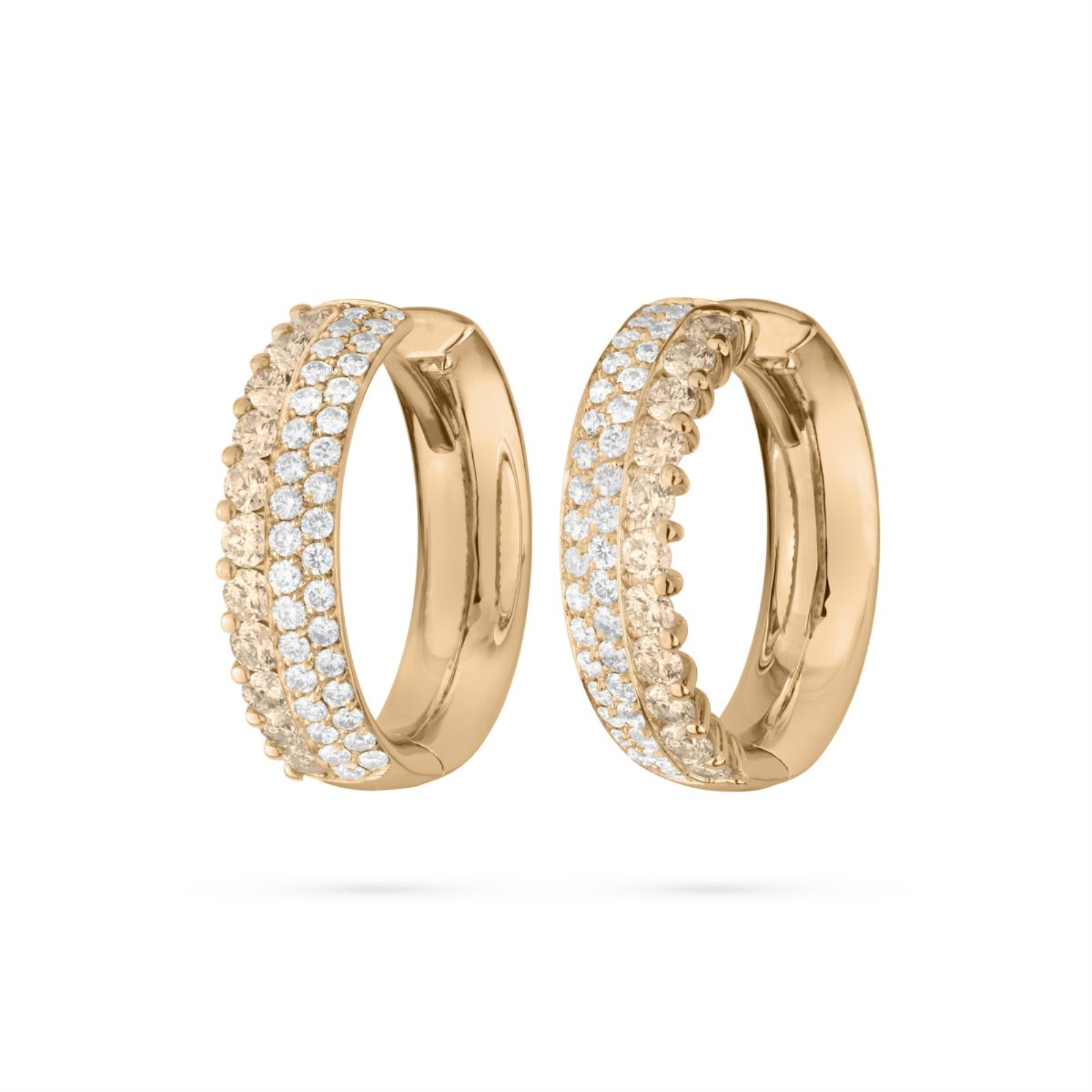 https://www.tinyjewelbox.com/upload/product/Rose Gold and Two Tone Diamond Hoop Earrings