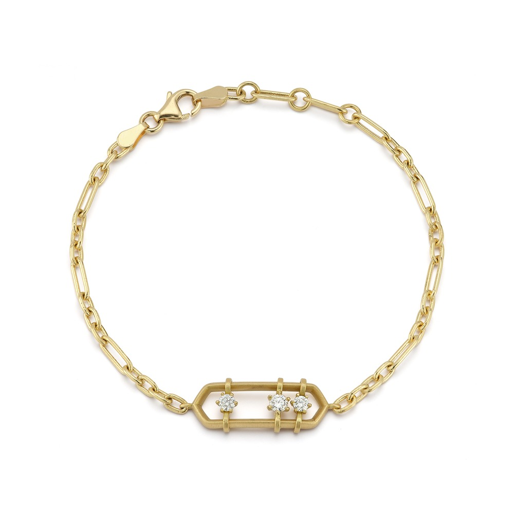 GOLD MINI PENELOPE FLOATING BRACELET