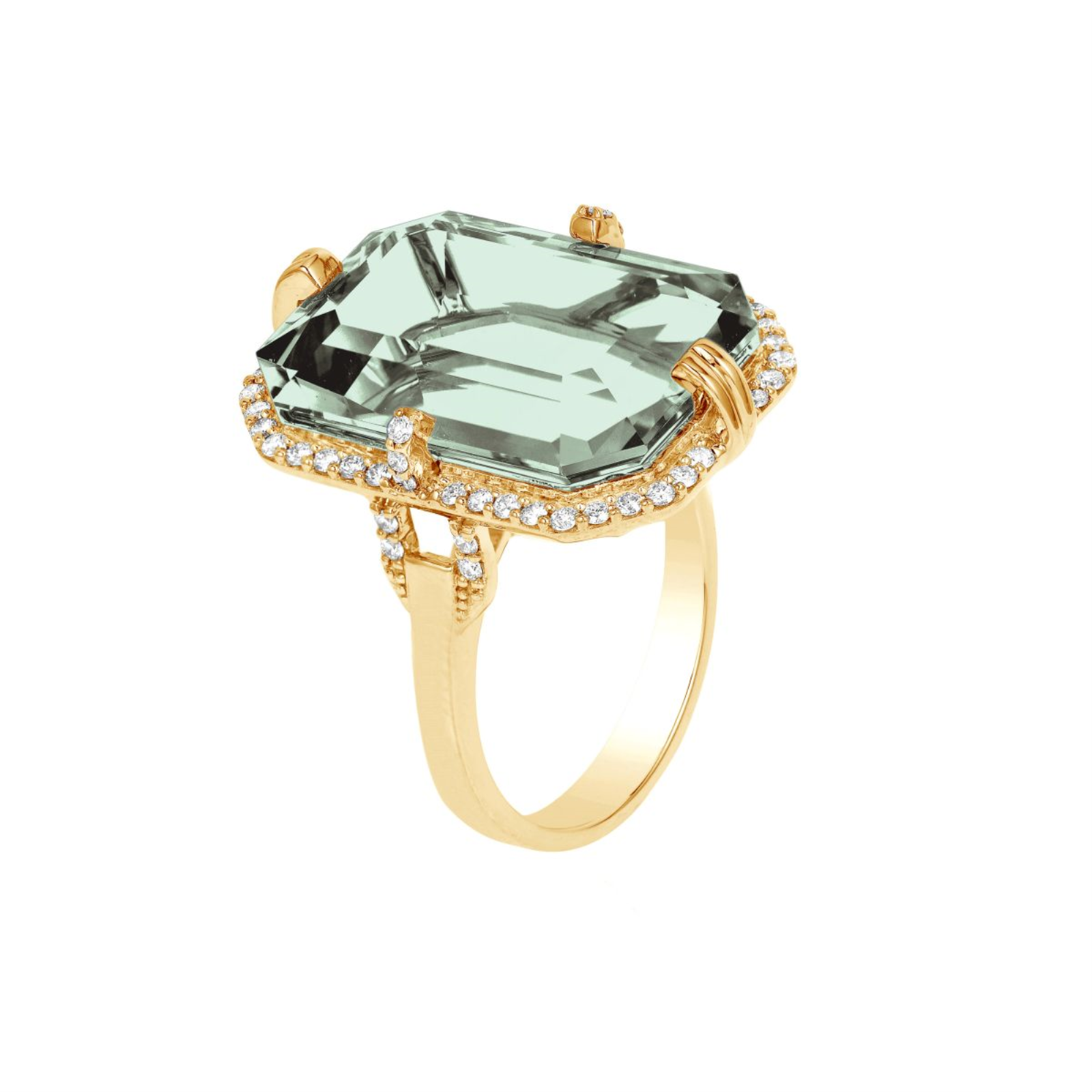 https://www.tinyjewelbox.com/upload/product/Prasiolite Emerald Cut Ring with Diamonds