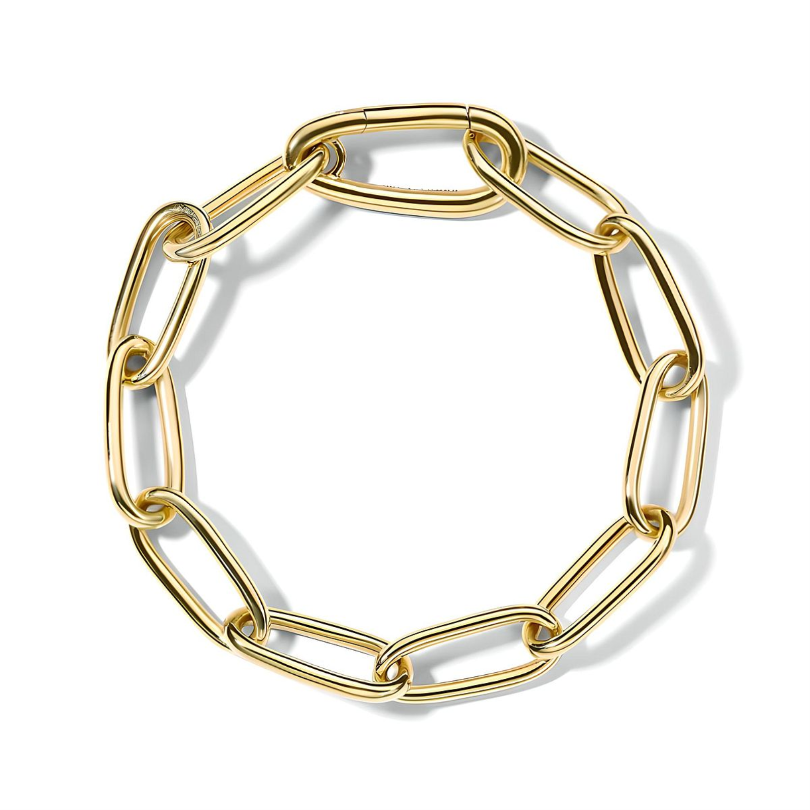 Gold Classico Tapered Link Bracelet