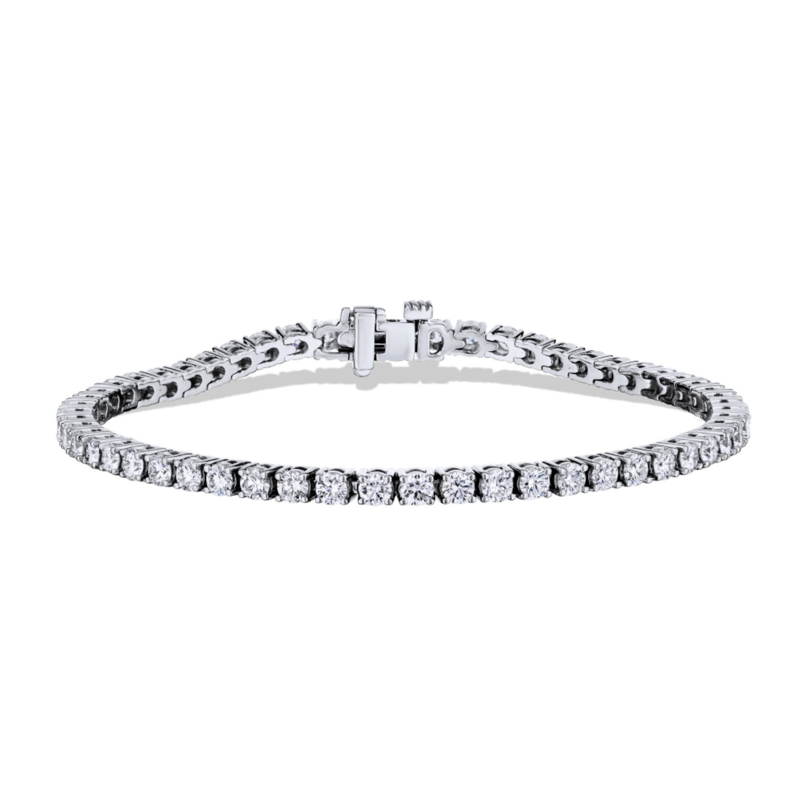 White Gold and Diamond Tennis Bracelet