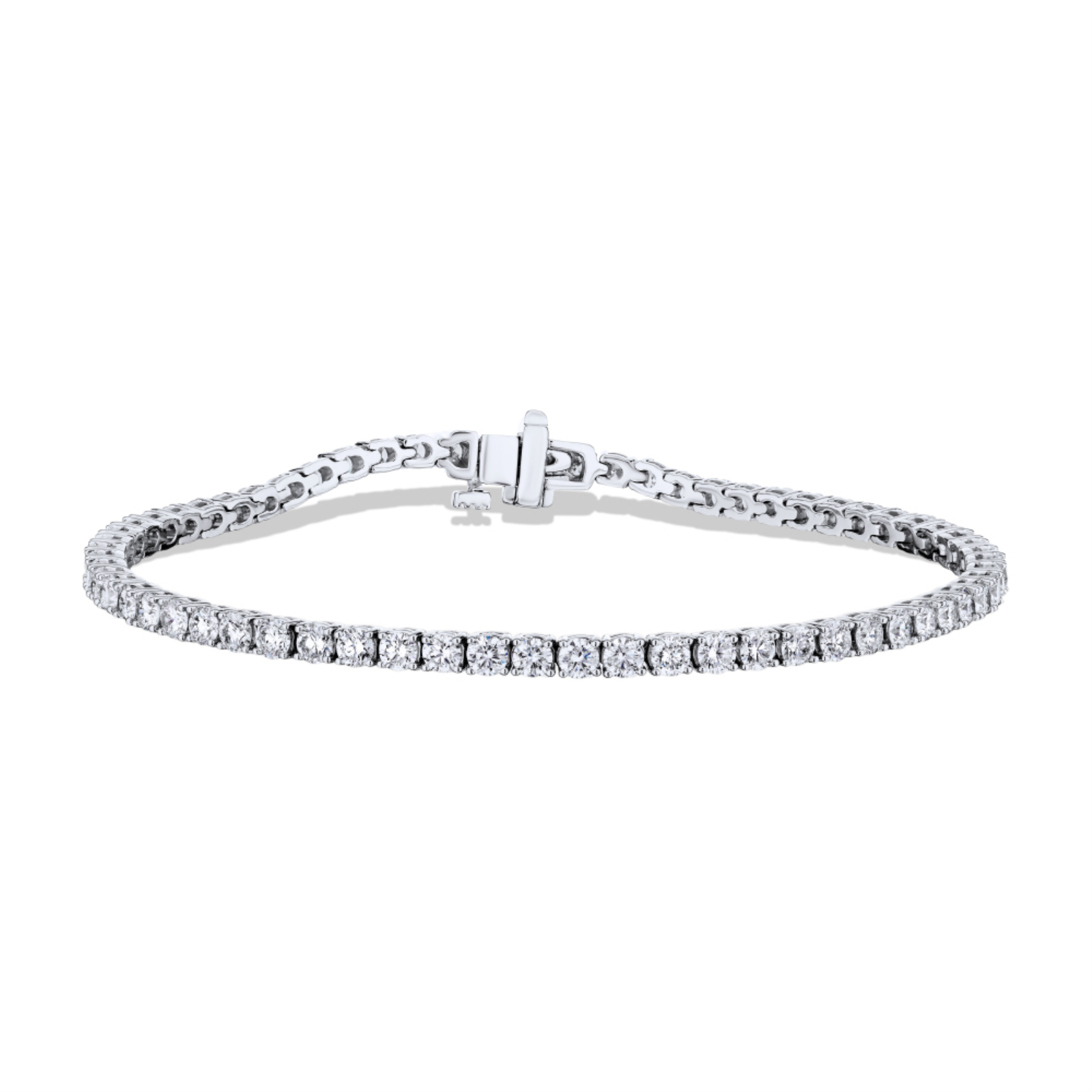 White Gold and Diamond Tennis Bracelet