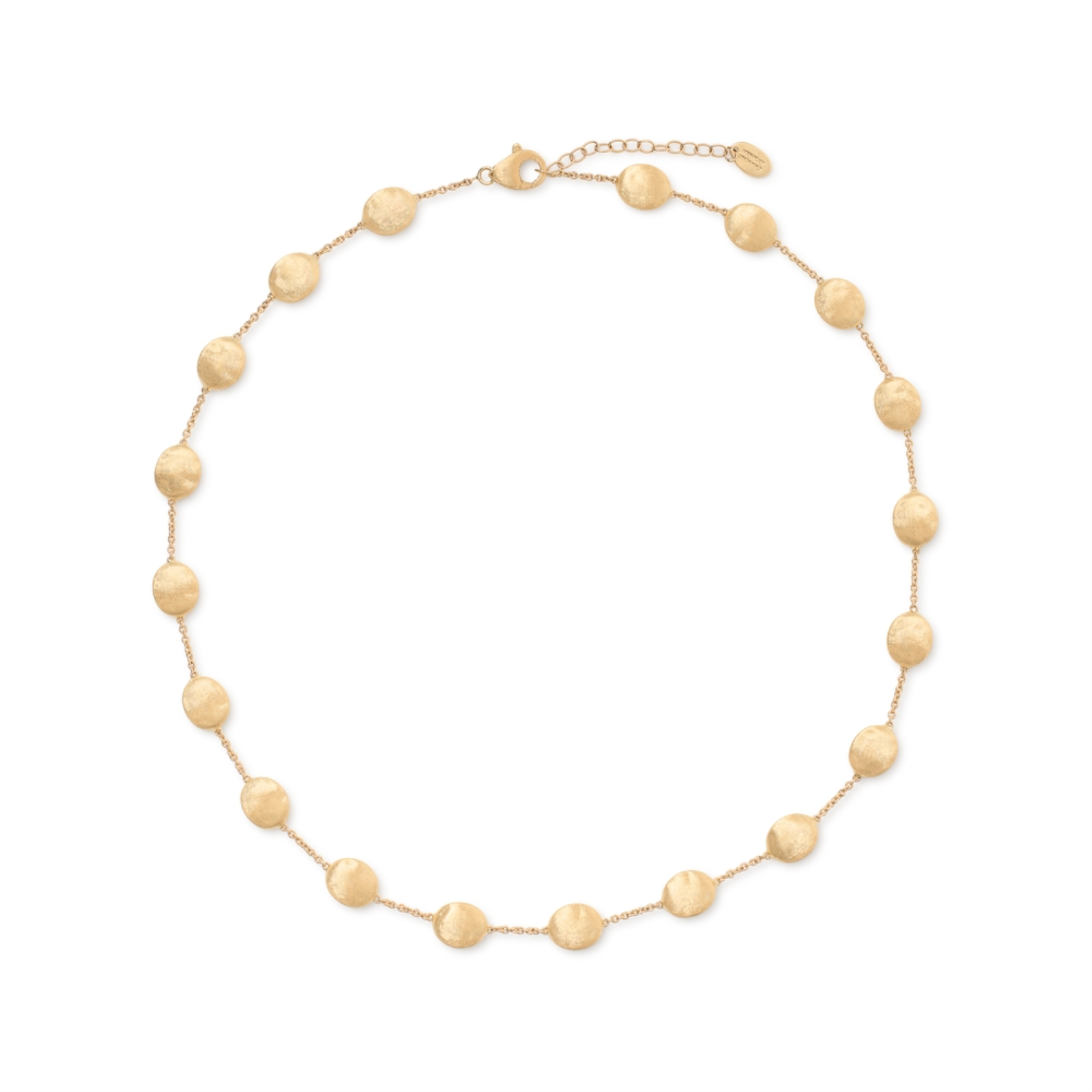 Siviglia Gold Large Bean Adjustable Necklace