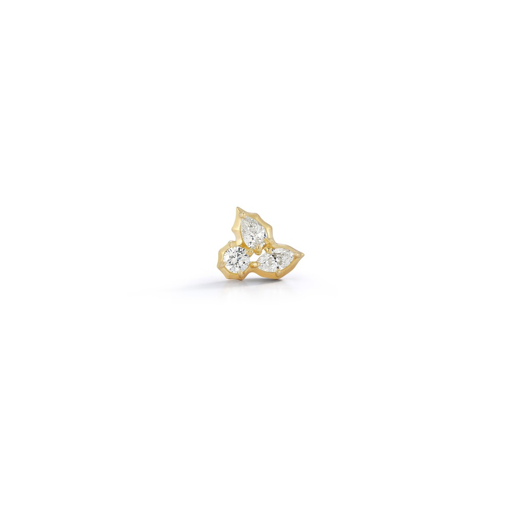 GOLD POSEY CLUSTER STUDS