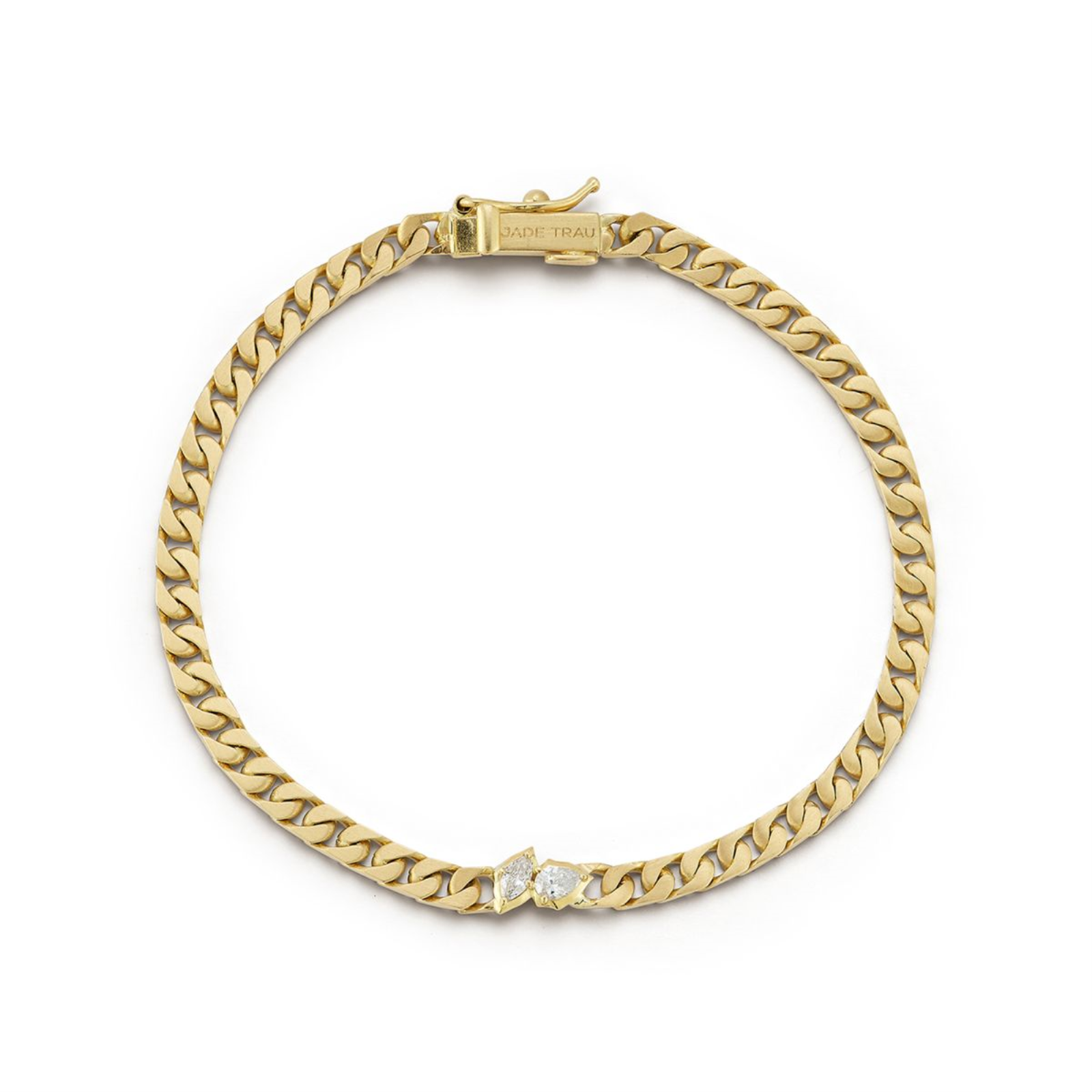 GOLD POSEY CURB CHAIN BRACELET