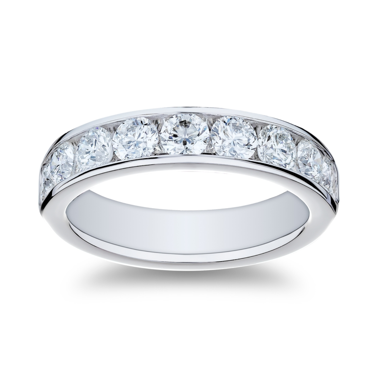 Channel Set Eternity Band