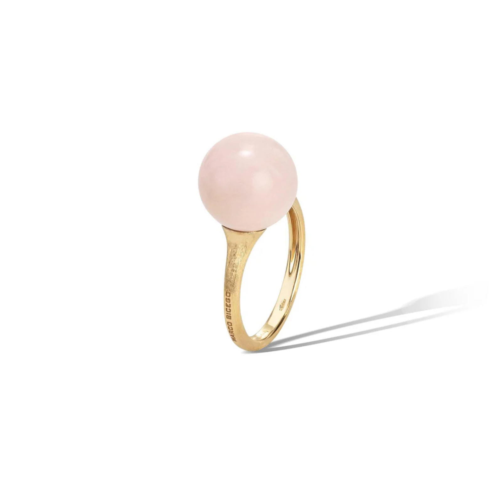 Gold and Pink Opal Africa Ring