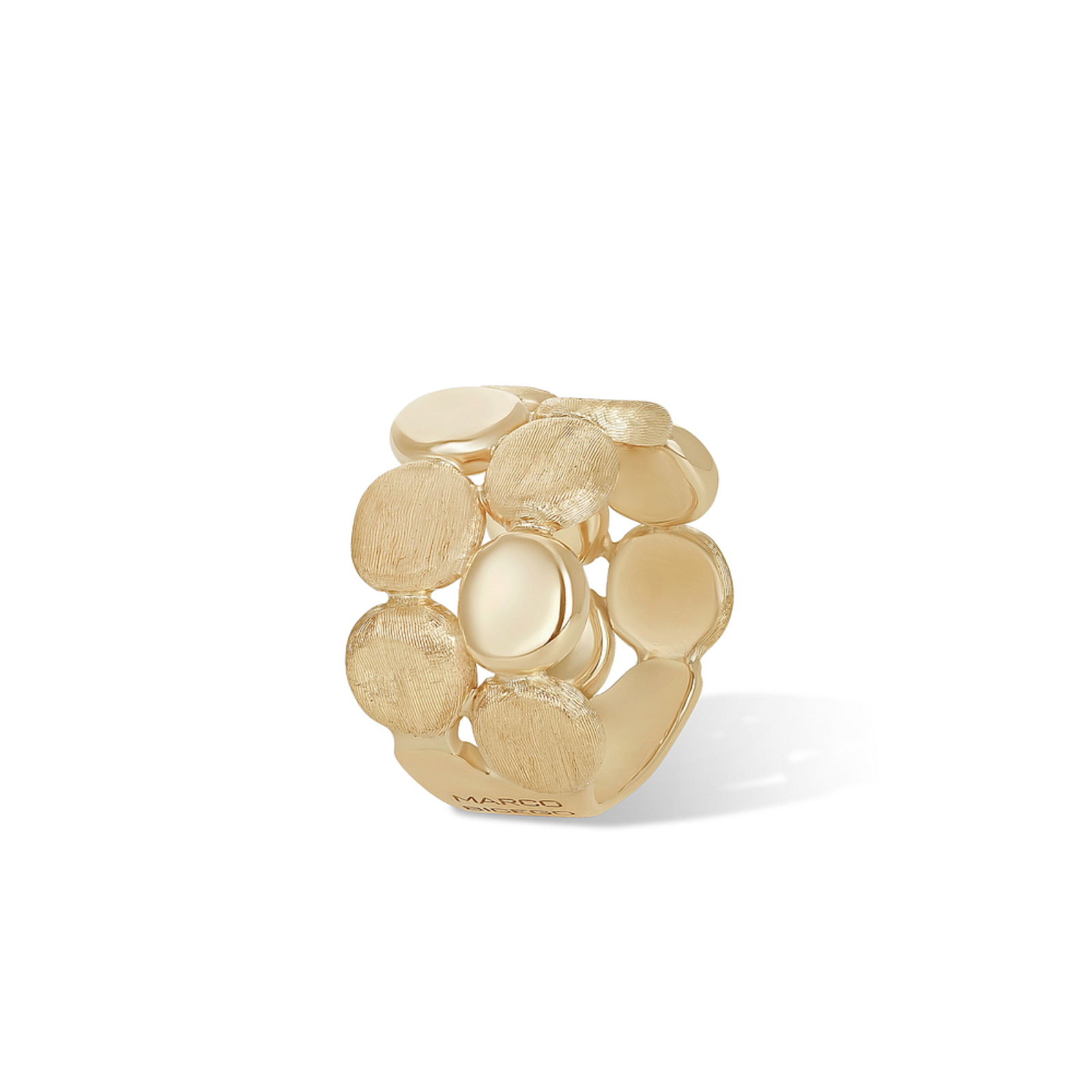 Gold Double Row Jaipur Ring