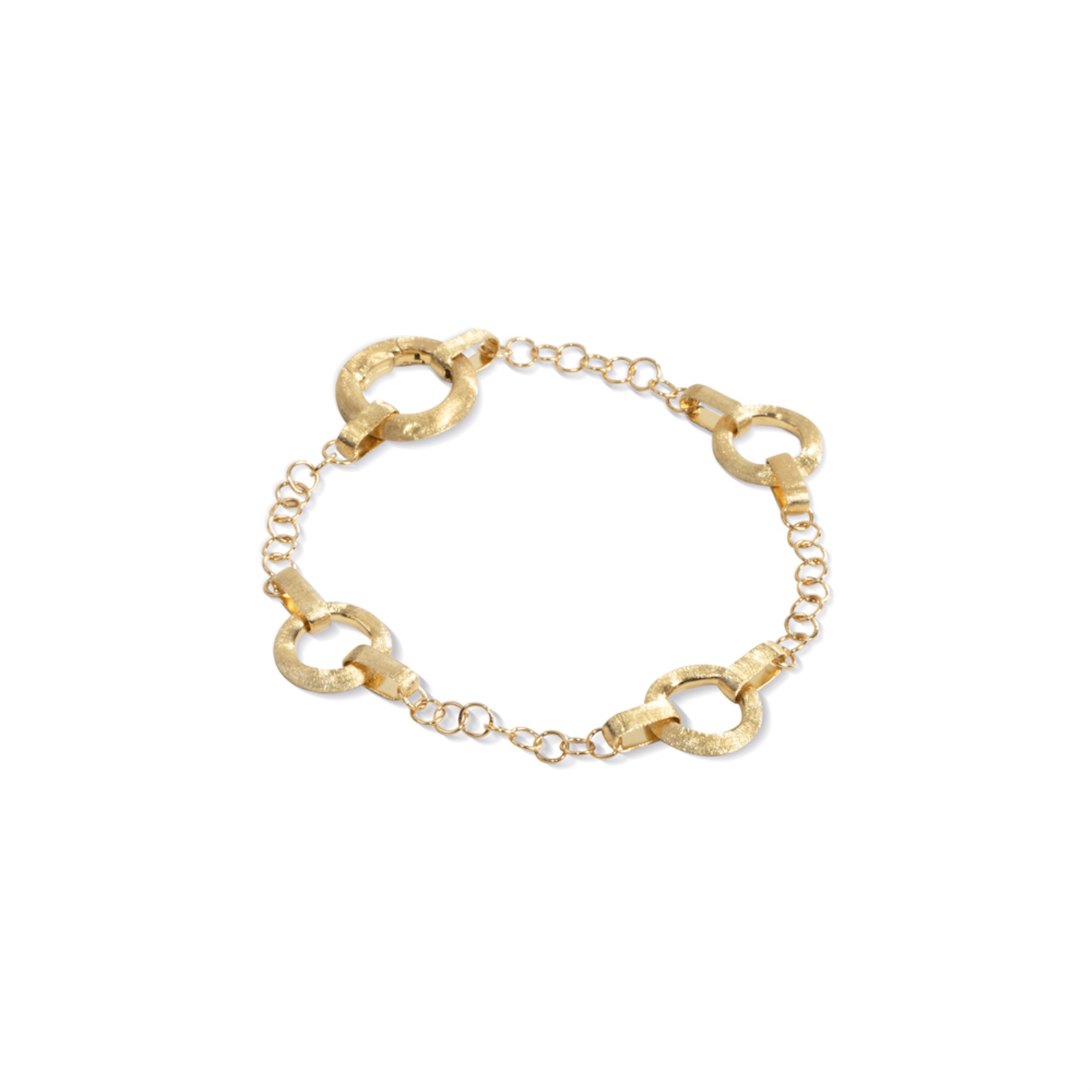 Gold Jaipur 4 Circle Link Bracelet