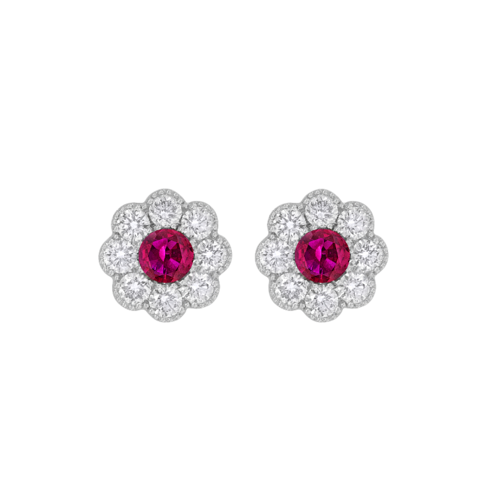 Ruby Earrings,Earrings Studs,Diamond Earrings,Diamond Flower Earrings cheapest