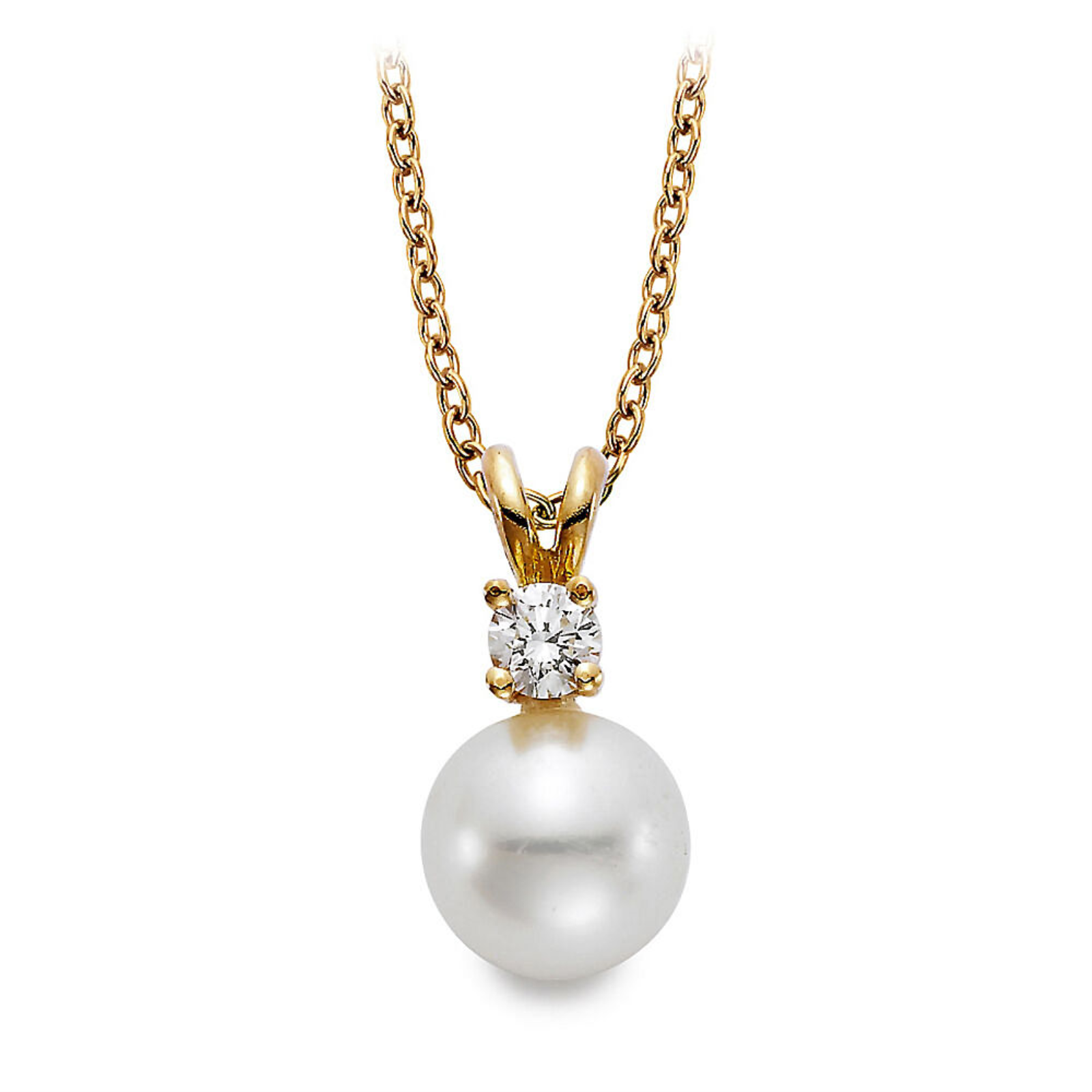 Sorrento Pearl and Diamond Necklace