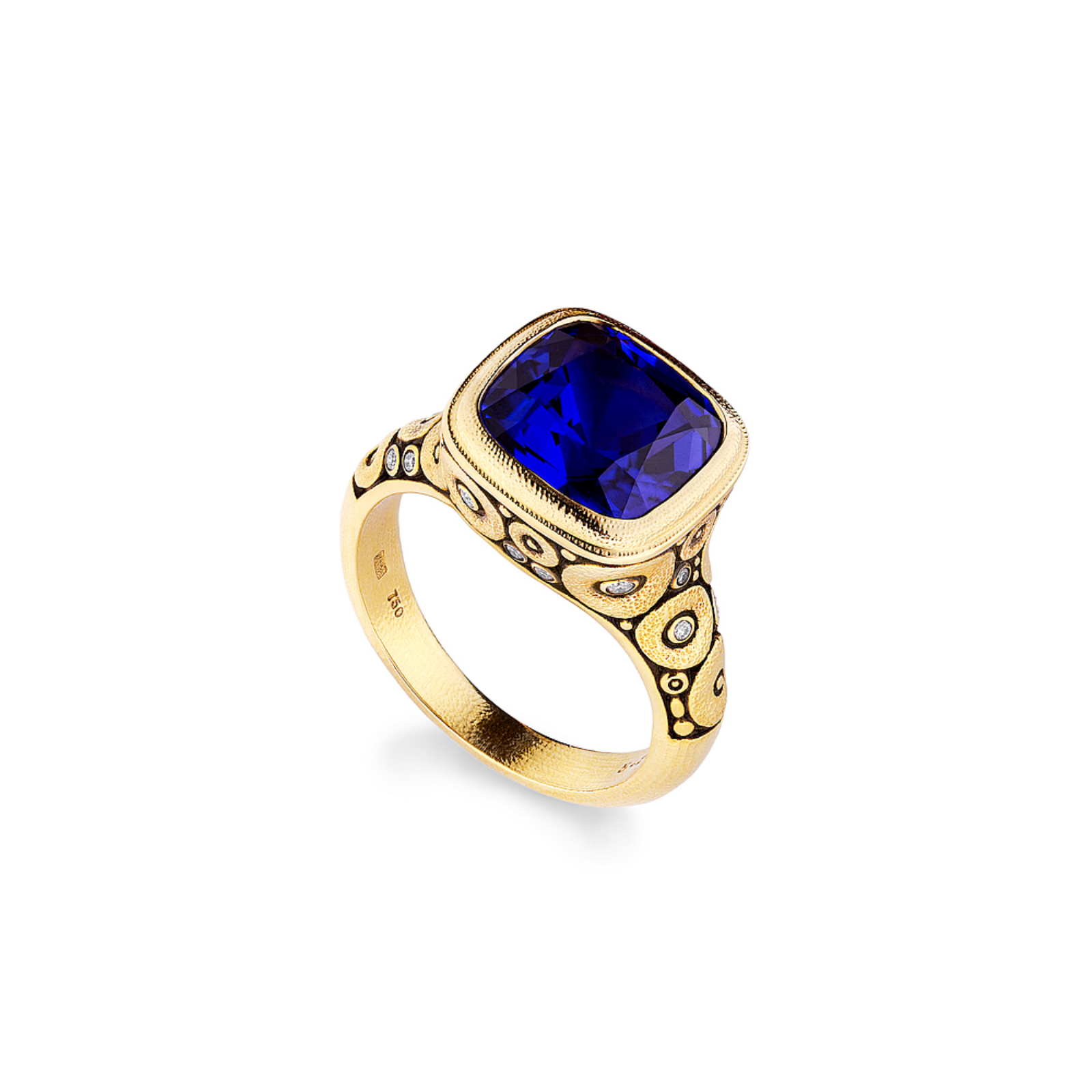 Gold and Tanzanite Ring