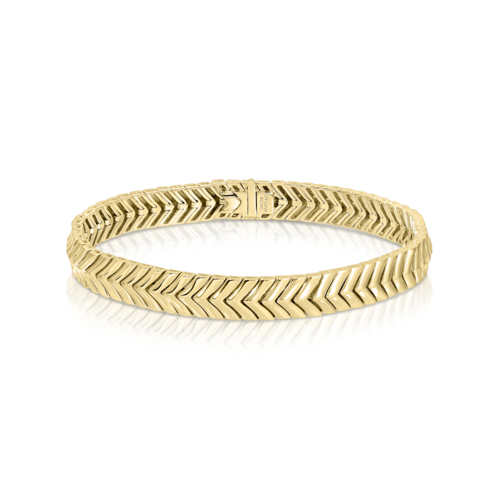 GOLD ZIPPER BRACELET