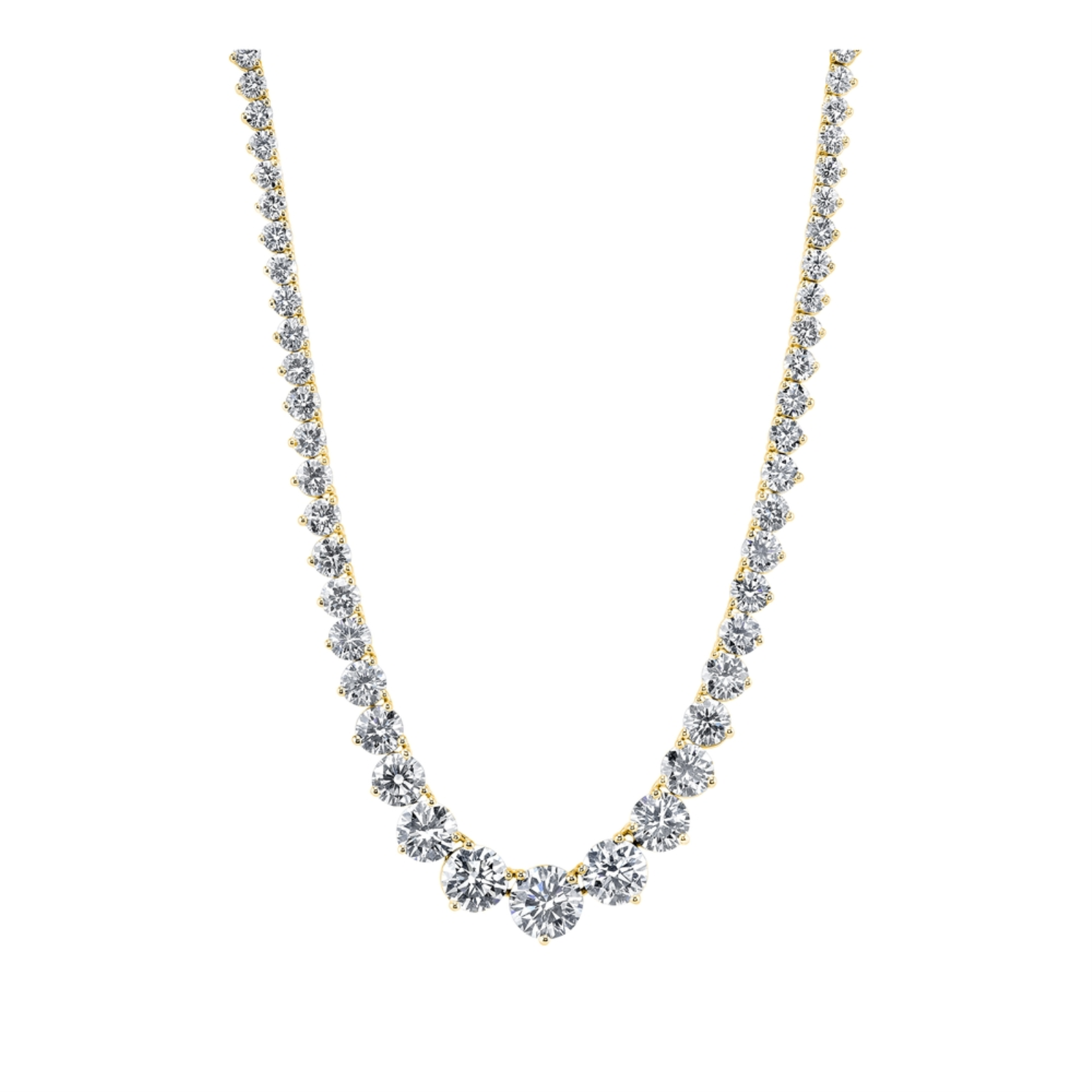 Gold and Diamond Riviera Necklace