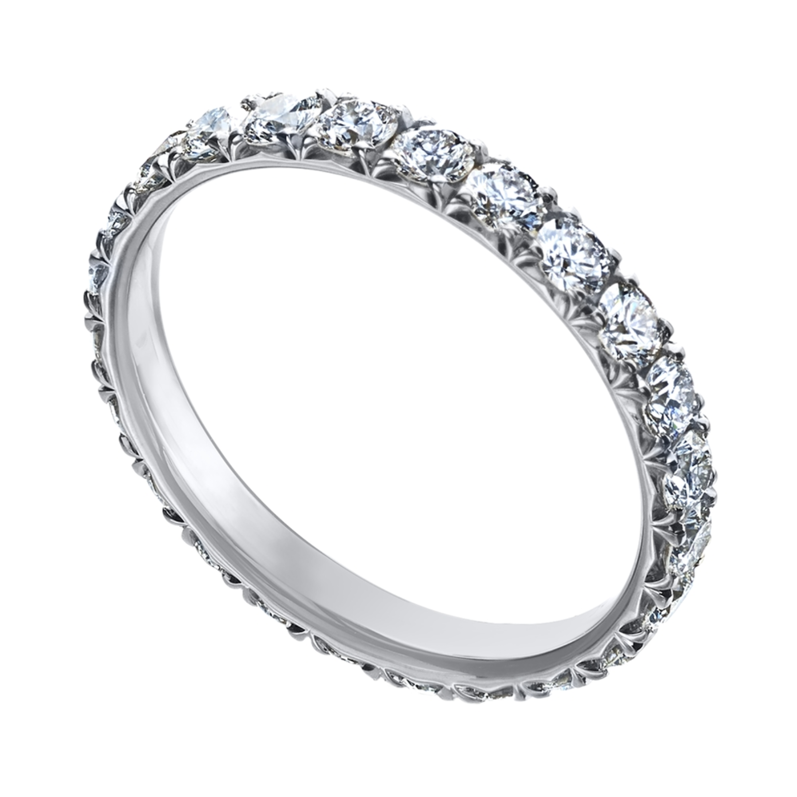 Platinum and Diamond Eternity Band