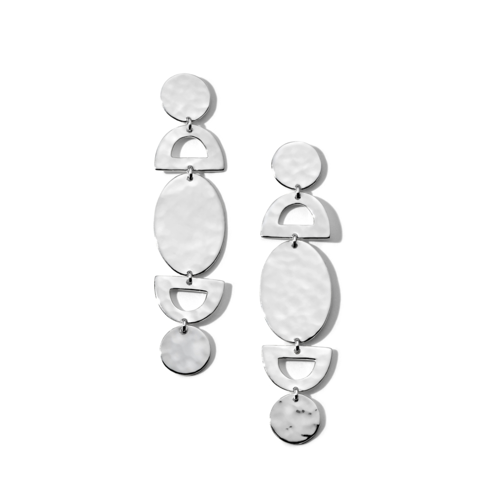 Classico Crinkle Mixed Shape Earrings
