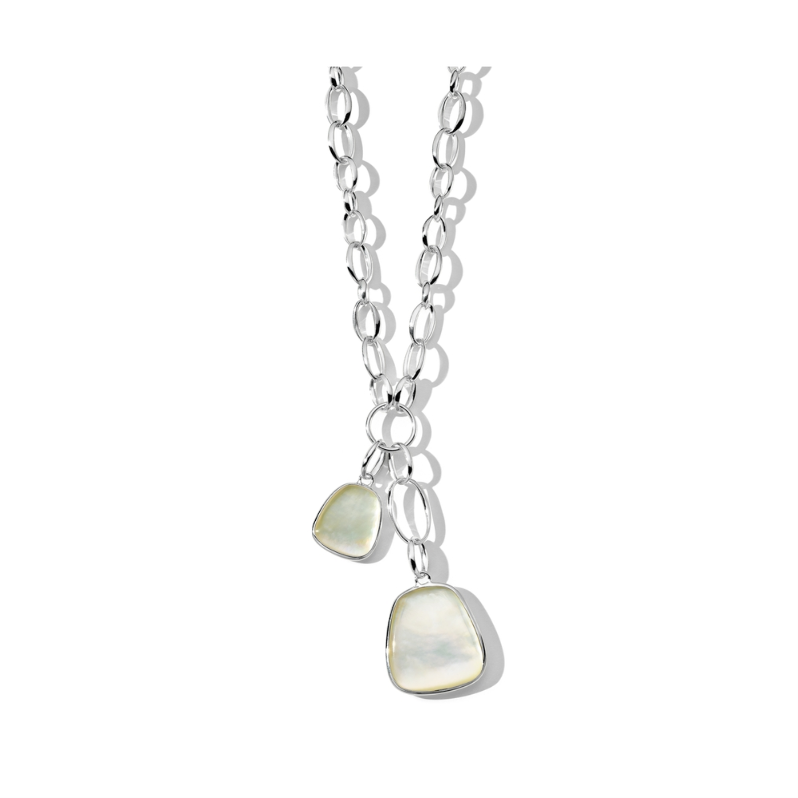 Polished Rock Candy Keystone Pendants on Scultura Chain