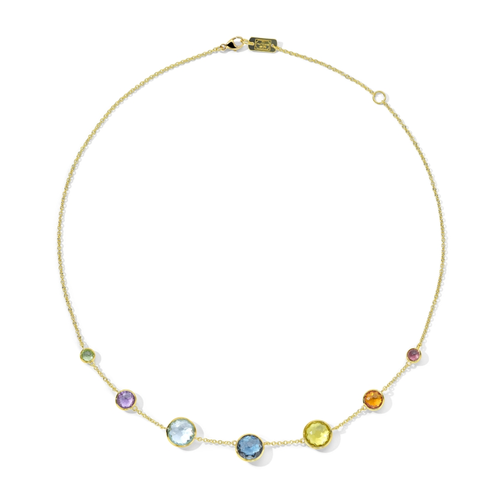 Lollipop Graduated 7-Stone Necklace 16-18