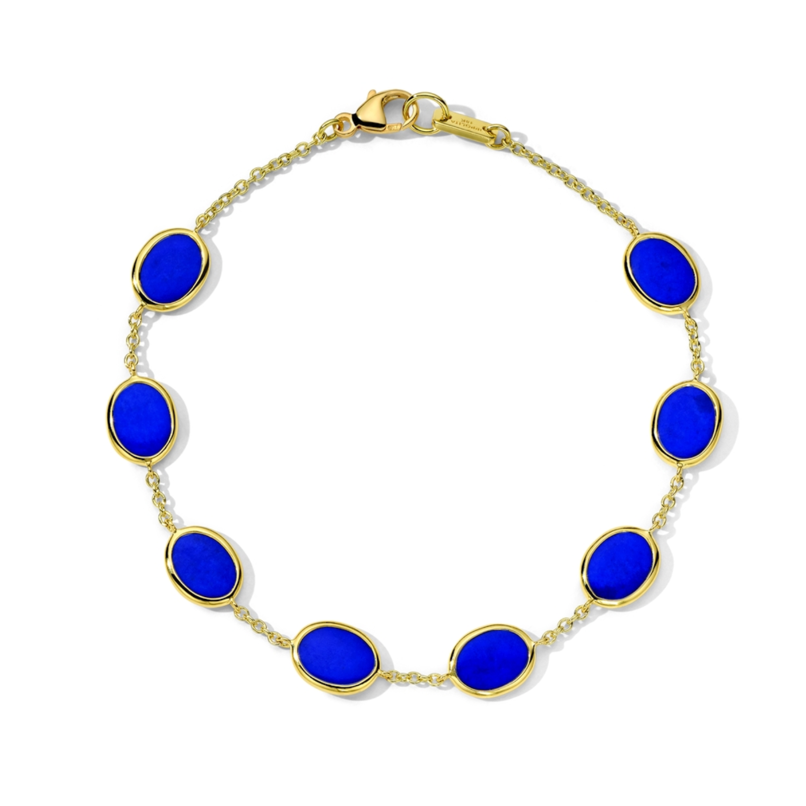 Polished Rock Candy Lapis Confetti Bracelet