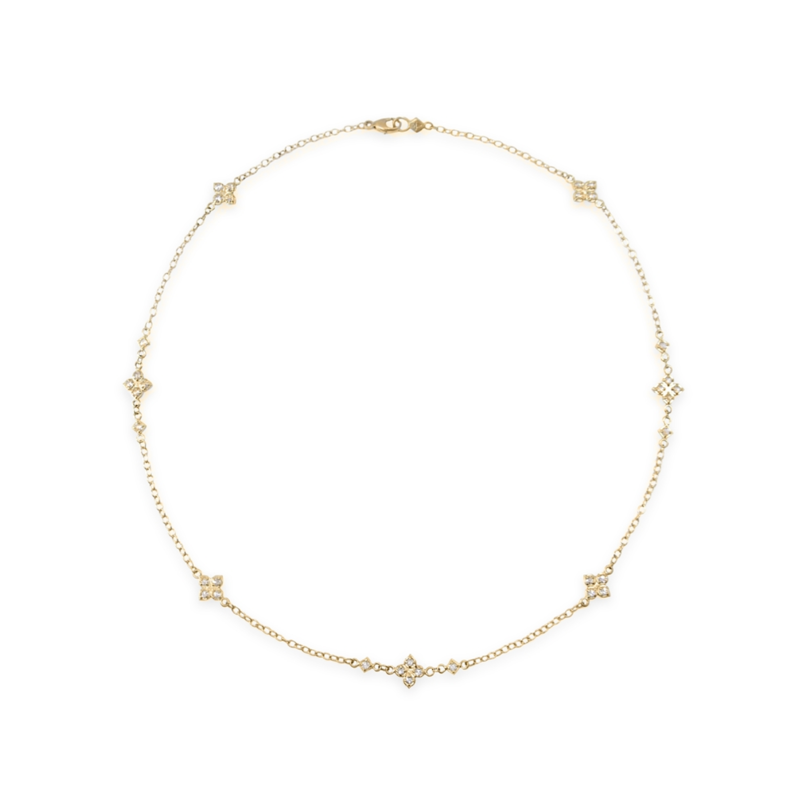 Floral Eternity Charm Chain
