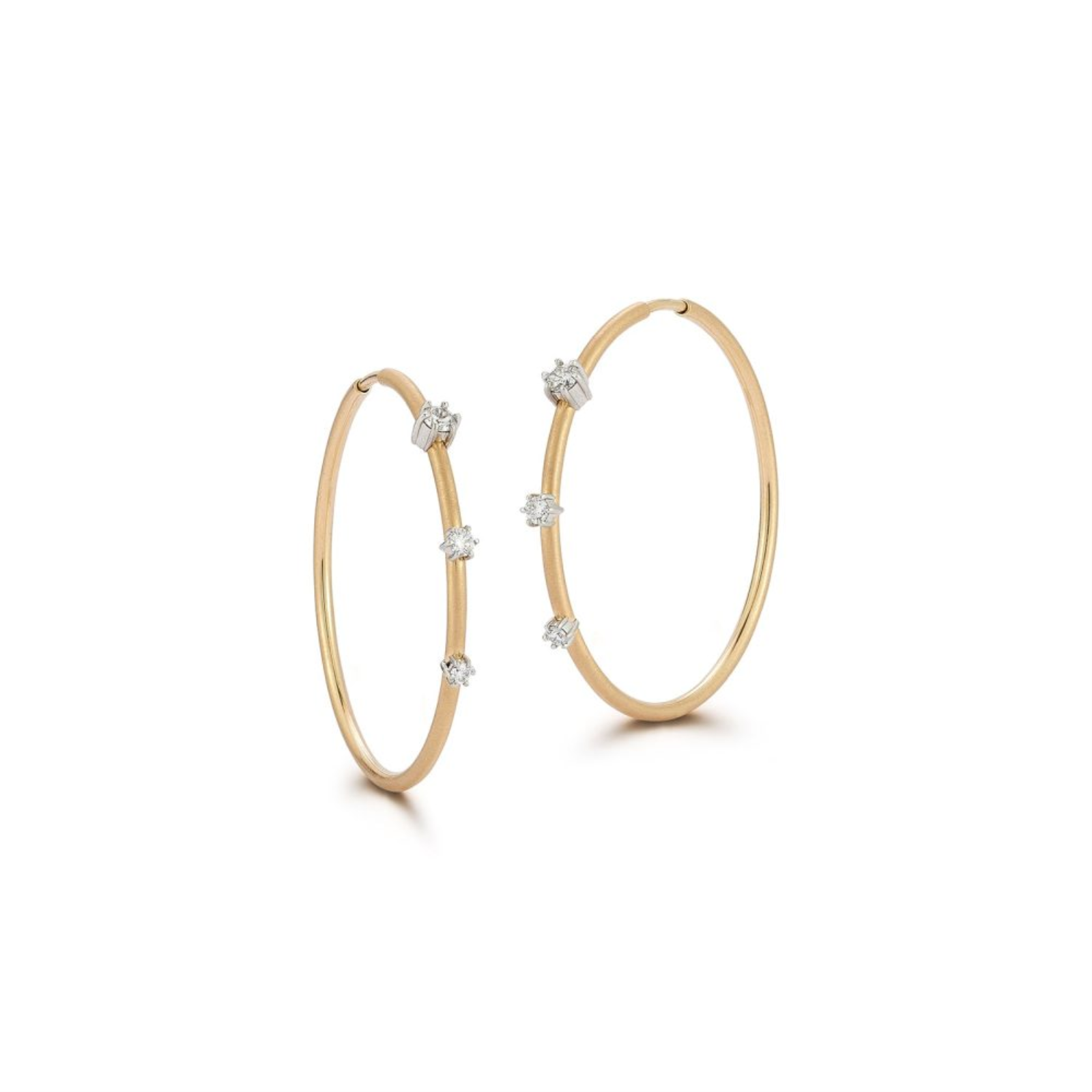 Small Plié Two-Tone Penelope Hoops