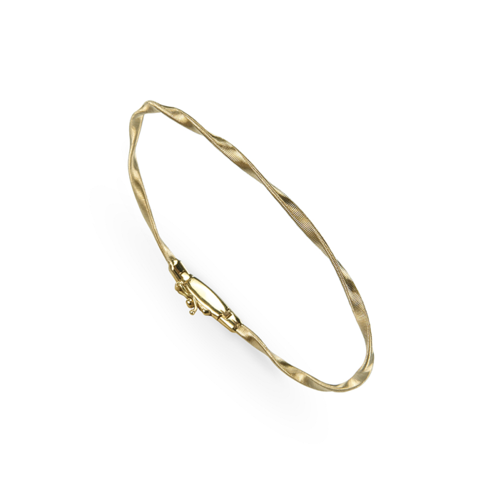 Marrakech Yellow Gold Twisted Coil Bracelet