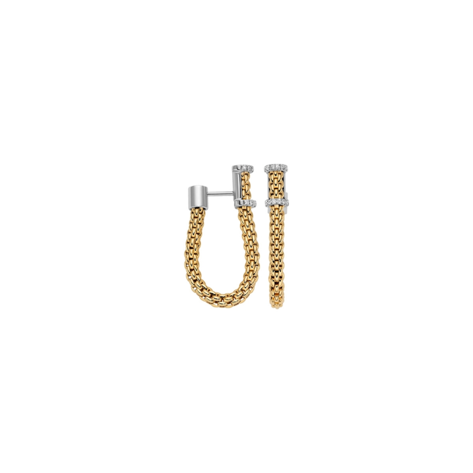 Eka Flex'It Diamond Hoop Earrings